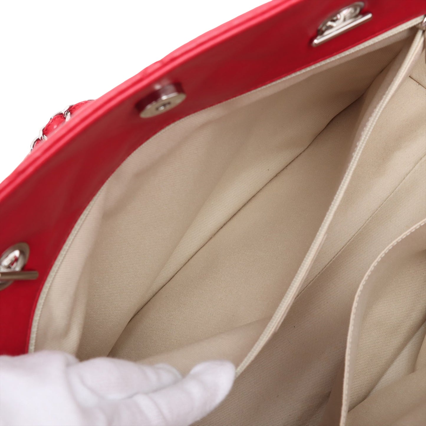 Chanel Large Quilted Lambskin In The Business Tote