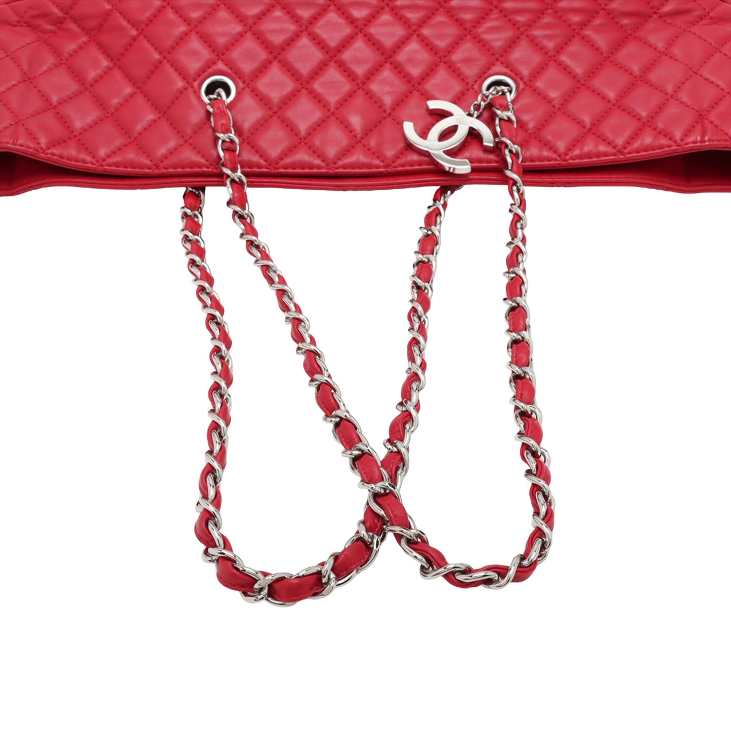Chanel Large Quilted Lambskin In The Business Tote