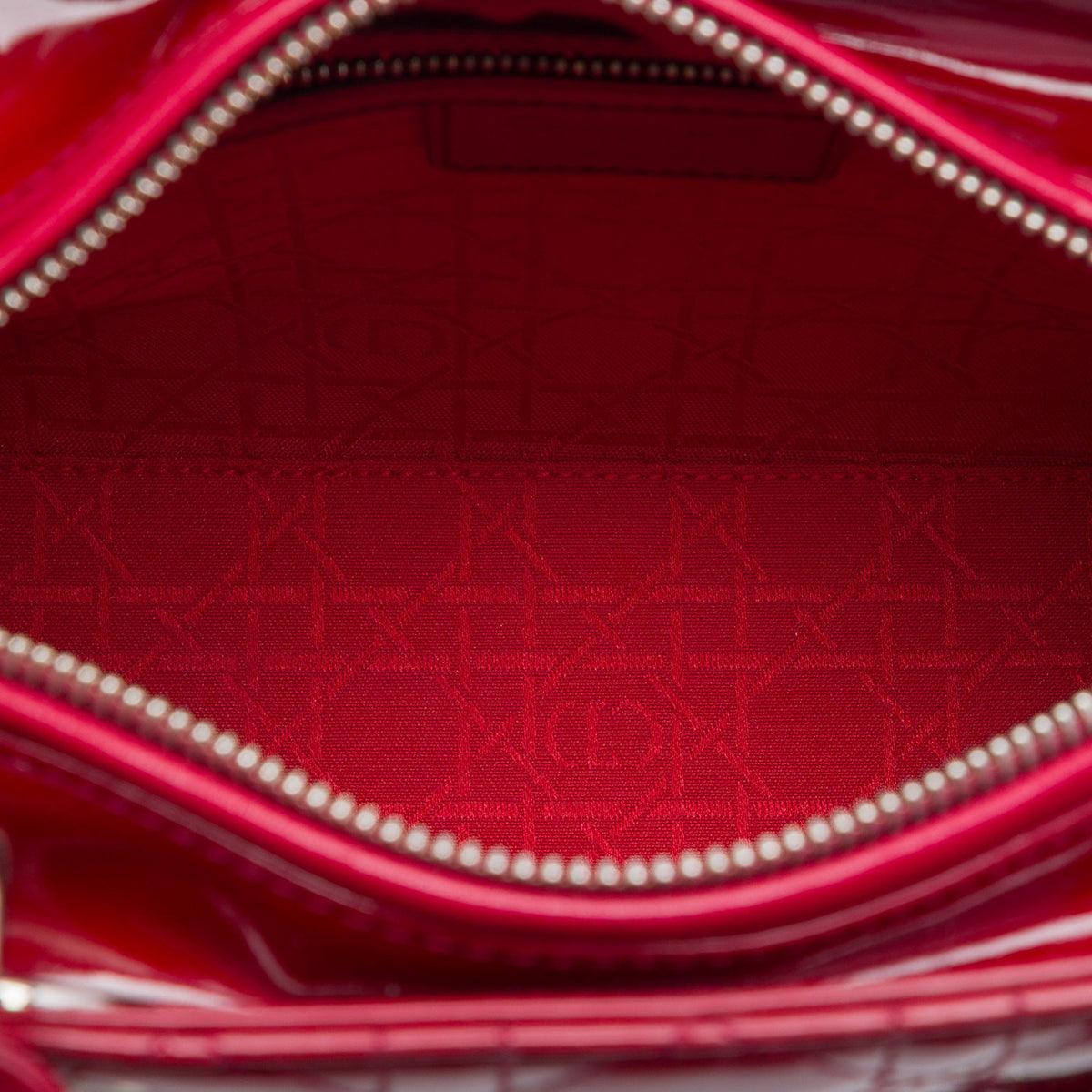 Dior Medium Patent Cannage Lady Dior
