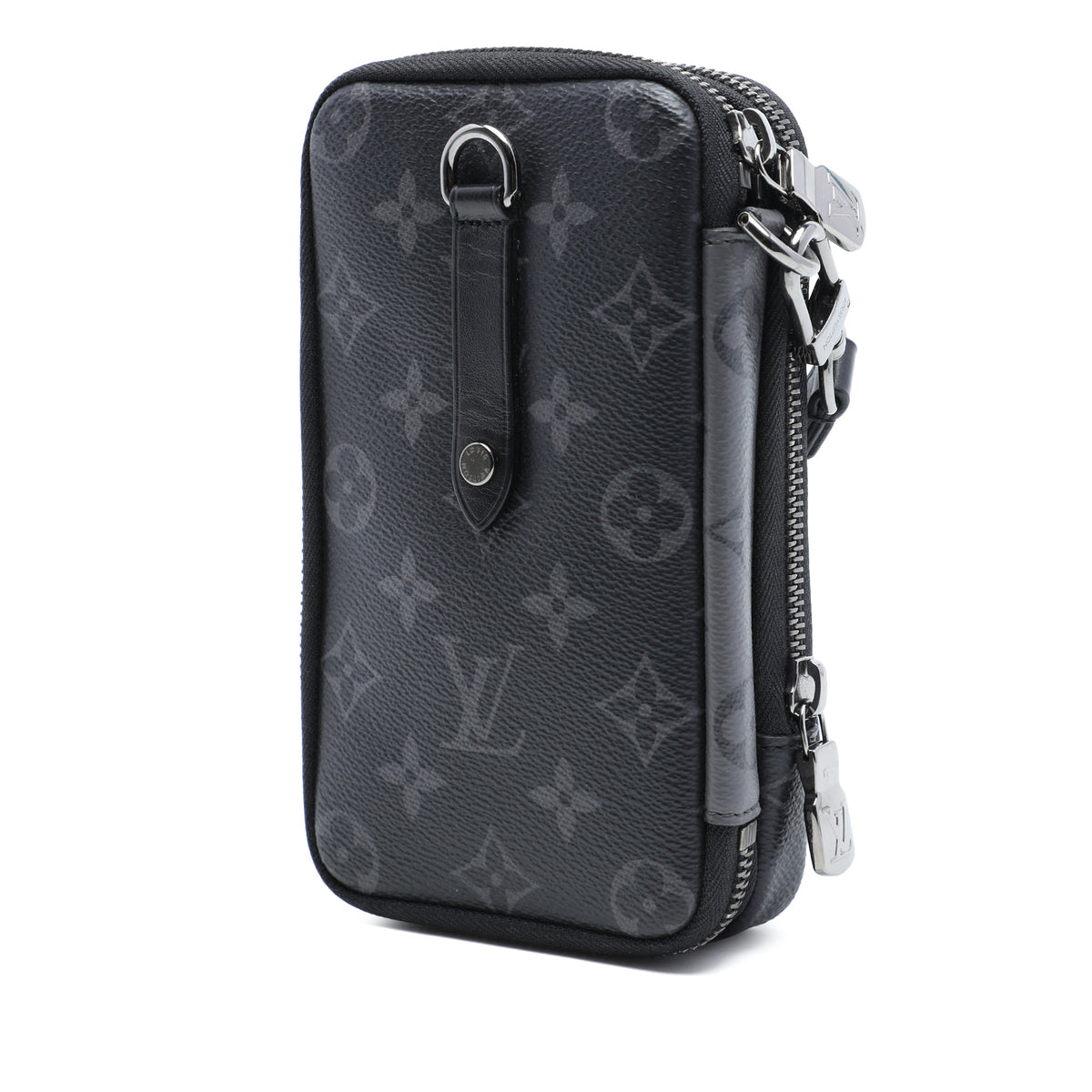 Louis Vuitton Monogram Eclipse Reverse Double Phone Pouch