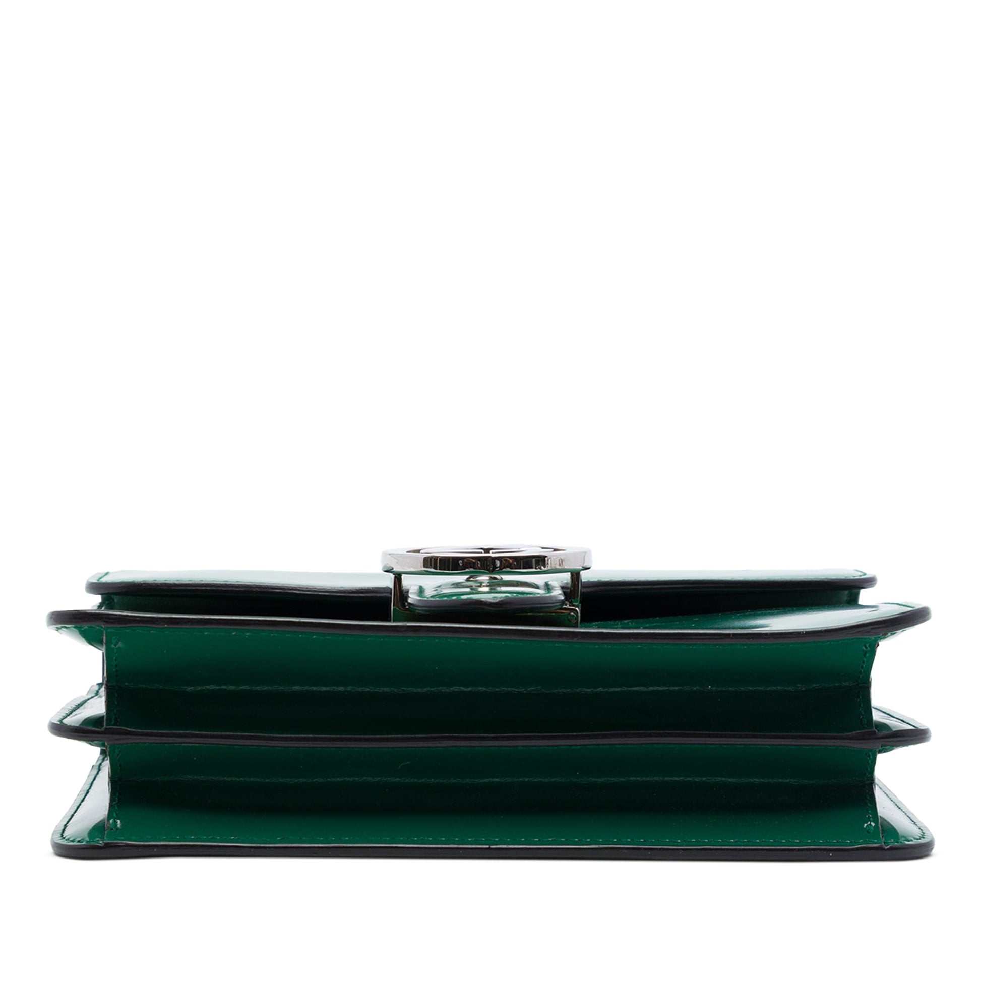 Gucci Small Patent Interlocking G Crossbody