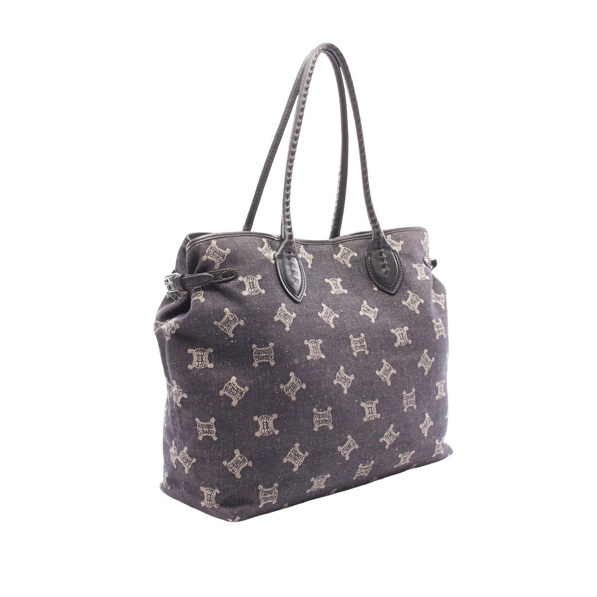 Celine Macadam Denim Tote — Gray