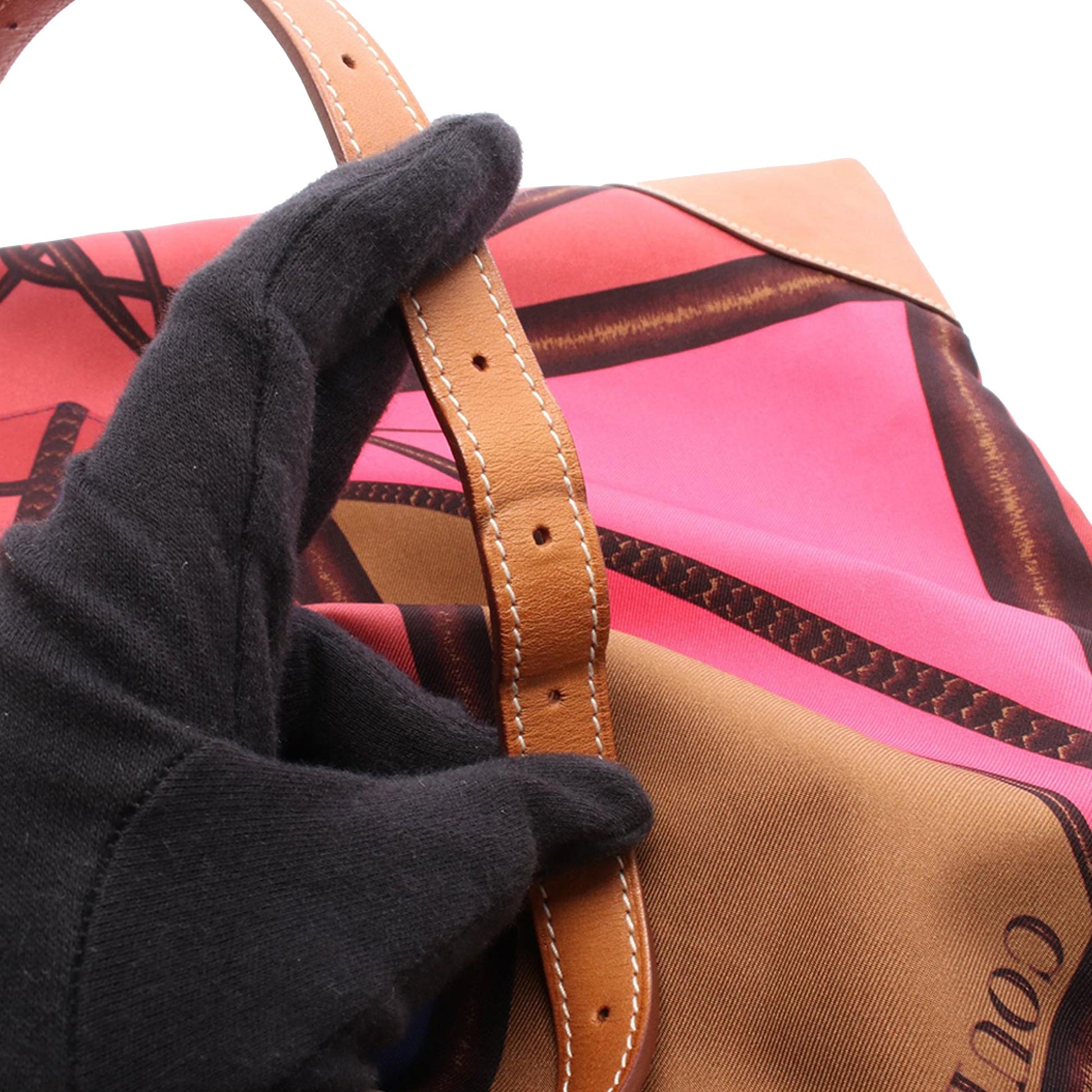 Hermès Silk and Barenia Coup de Fouet Silky City 38
