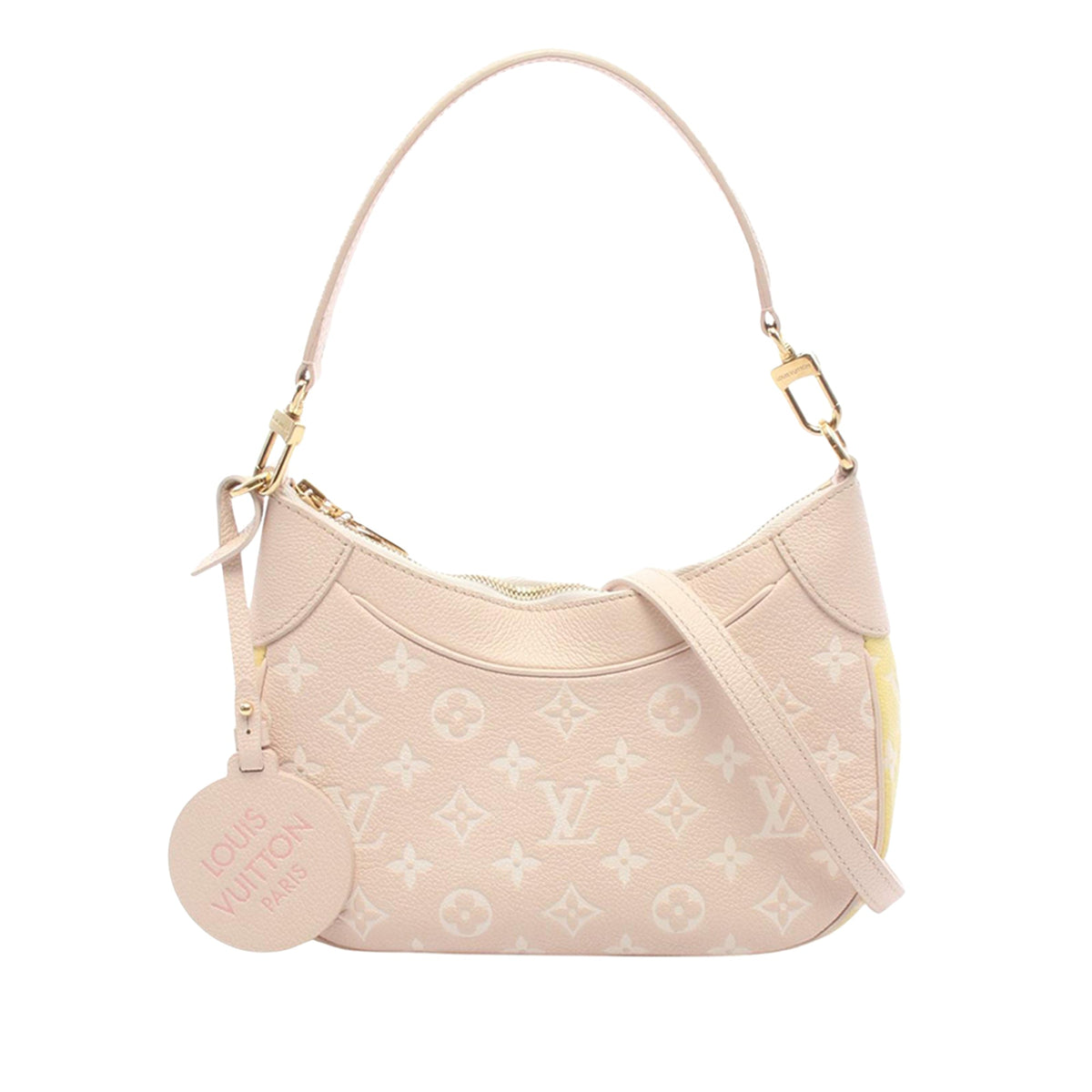 Louis Vuitton Tricolor Monogram Empreinte Bagatelle — Beige