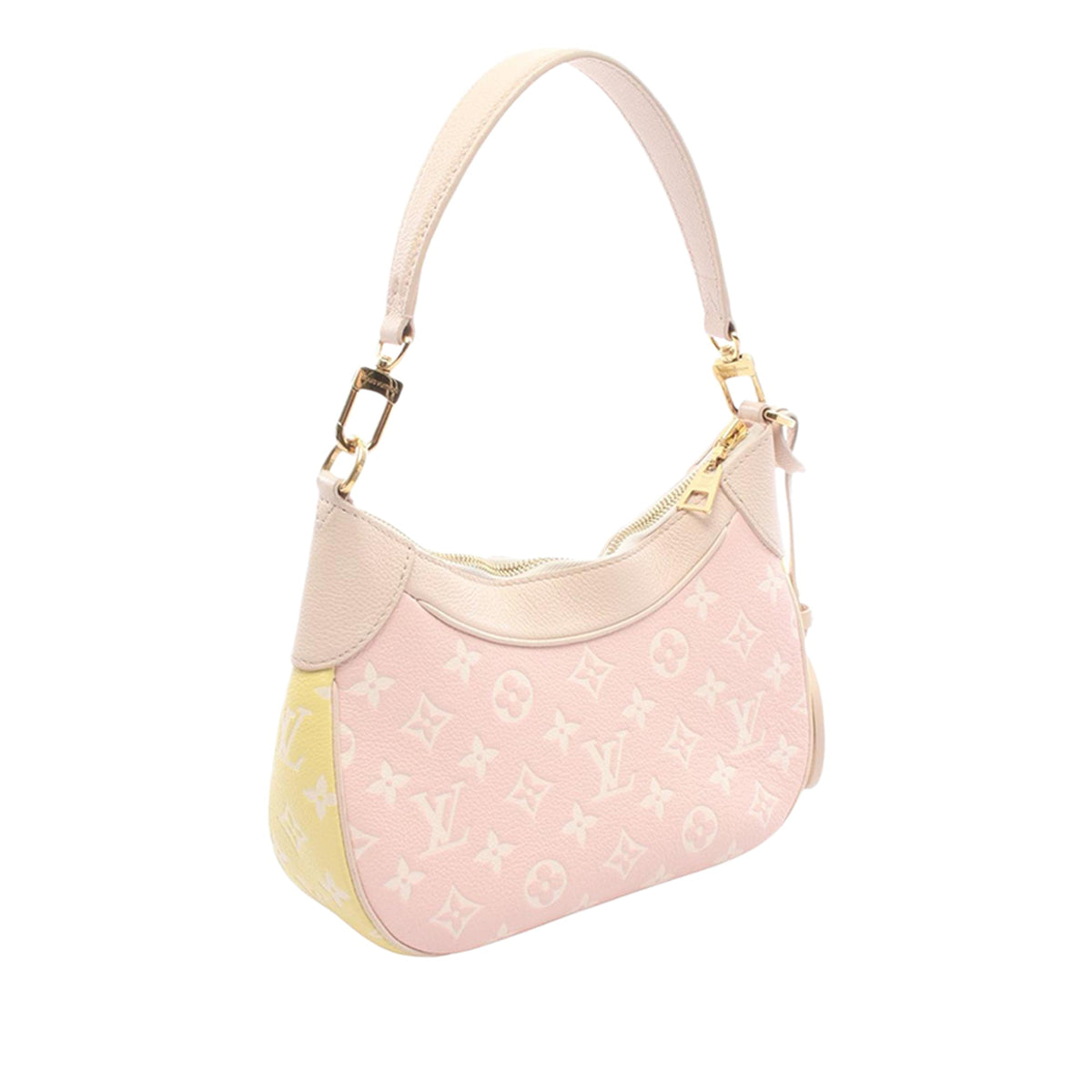 Louis Vuitton Tricolor Monogram Empreinte Bagatelle — Beige