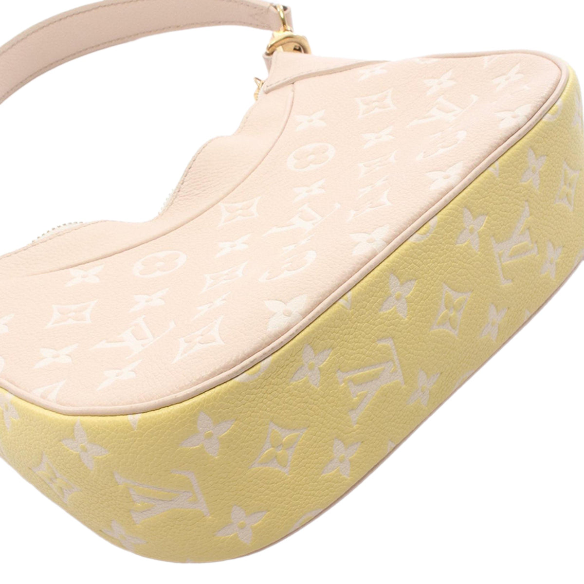 Louis Vuitton Tricolor Monogram Empreinte Bagatelle — Beige