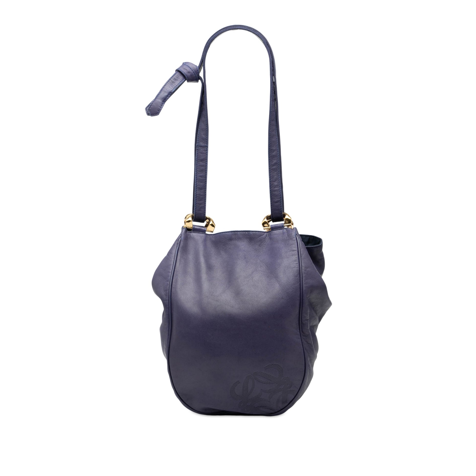 LOEWE Leather Anagram Shoulder Bag