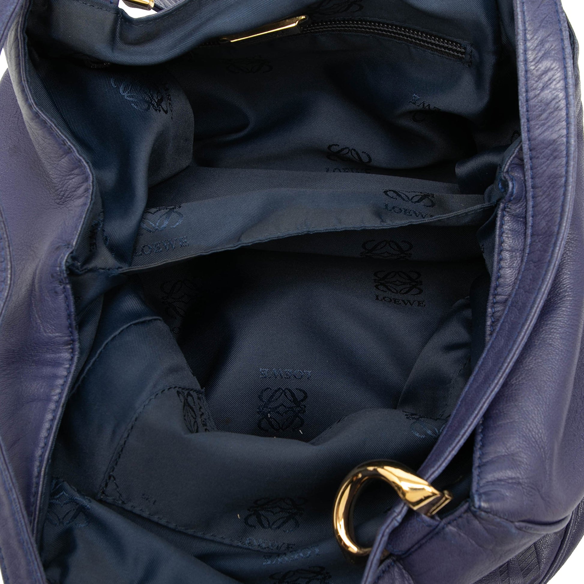 LOEWE Leather Anagram Shoulder Bag