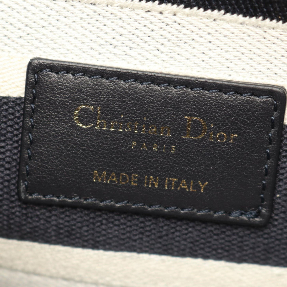 Dior Medium Embroidered Canvas Cornely Lady D Lite — Blue