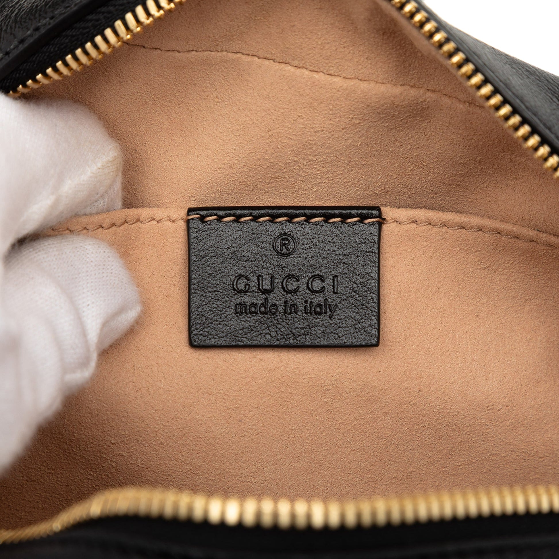 Gucci Small GG Marmont Matelasse GG Canvas and Leather Crossbody