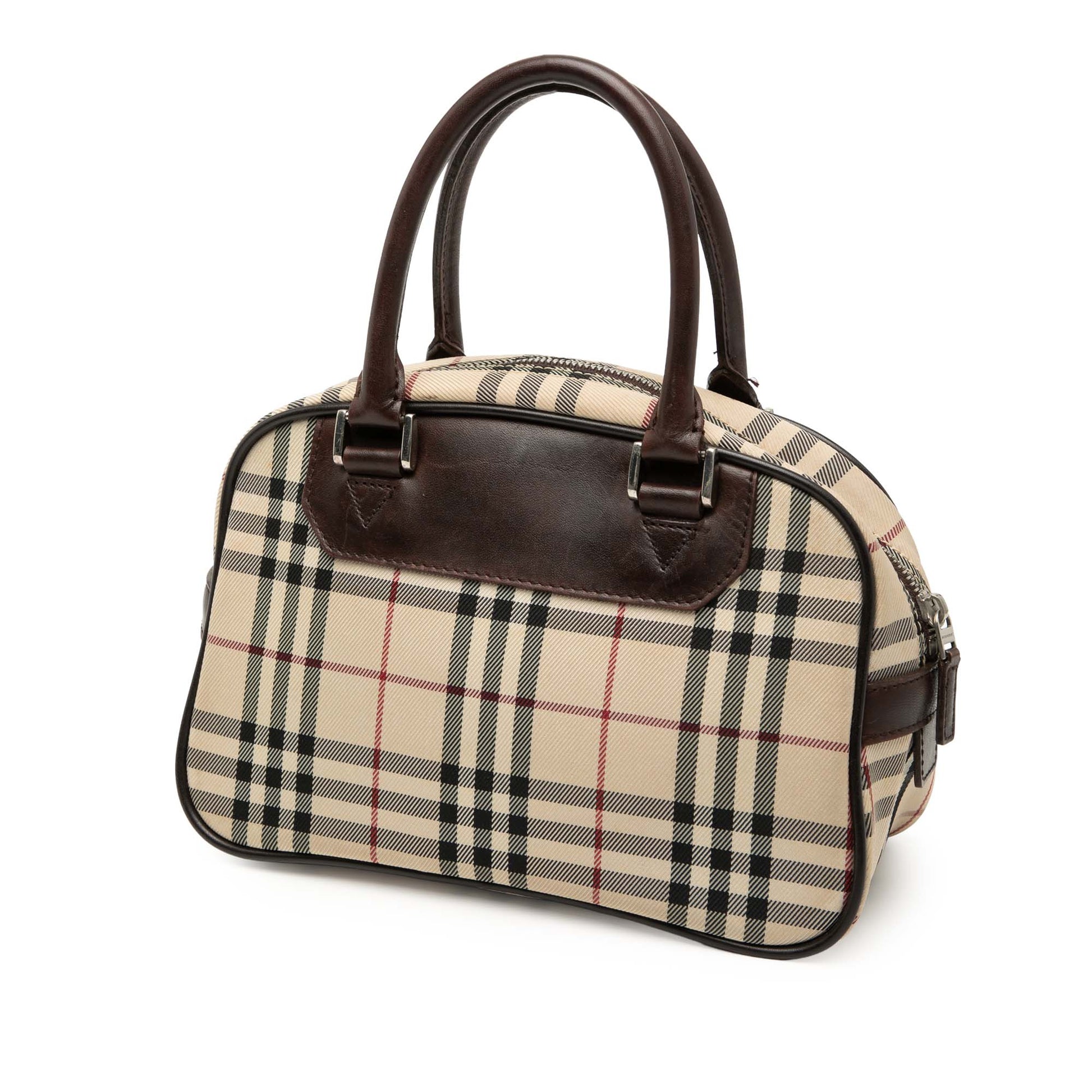 Burberry House Check Canvas Handbag