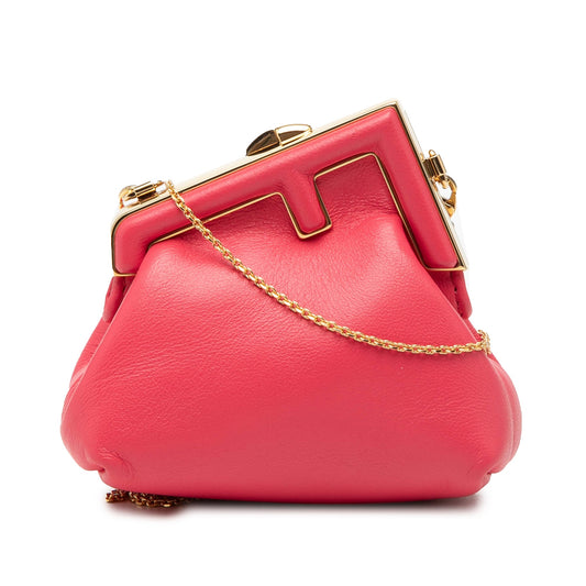 Nano Shiny Nappa First Bag Charm Crossbody