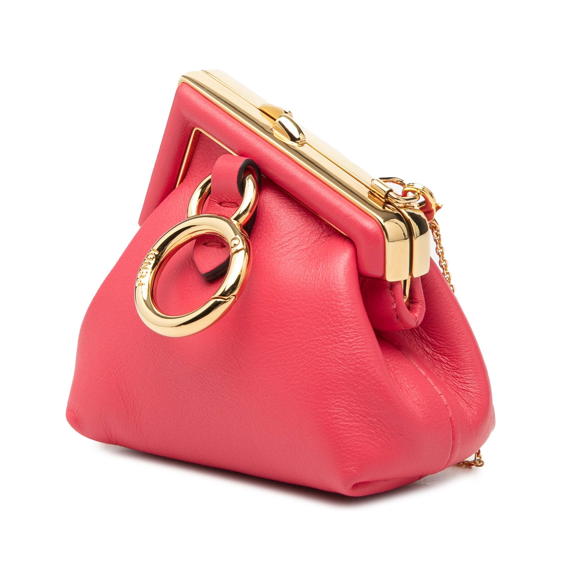 Nano Shiny Nappa First Bag Charm Crossbody