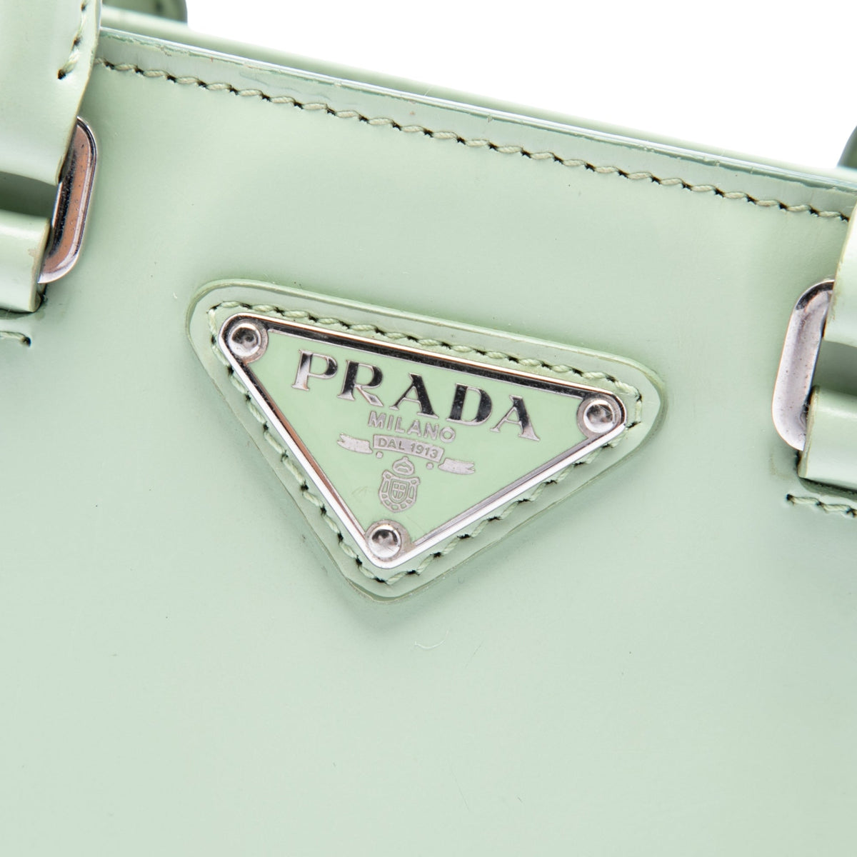 Prada Small Spazzolato Leather Satchel