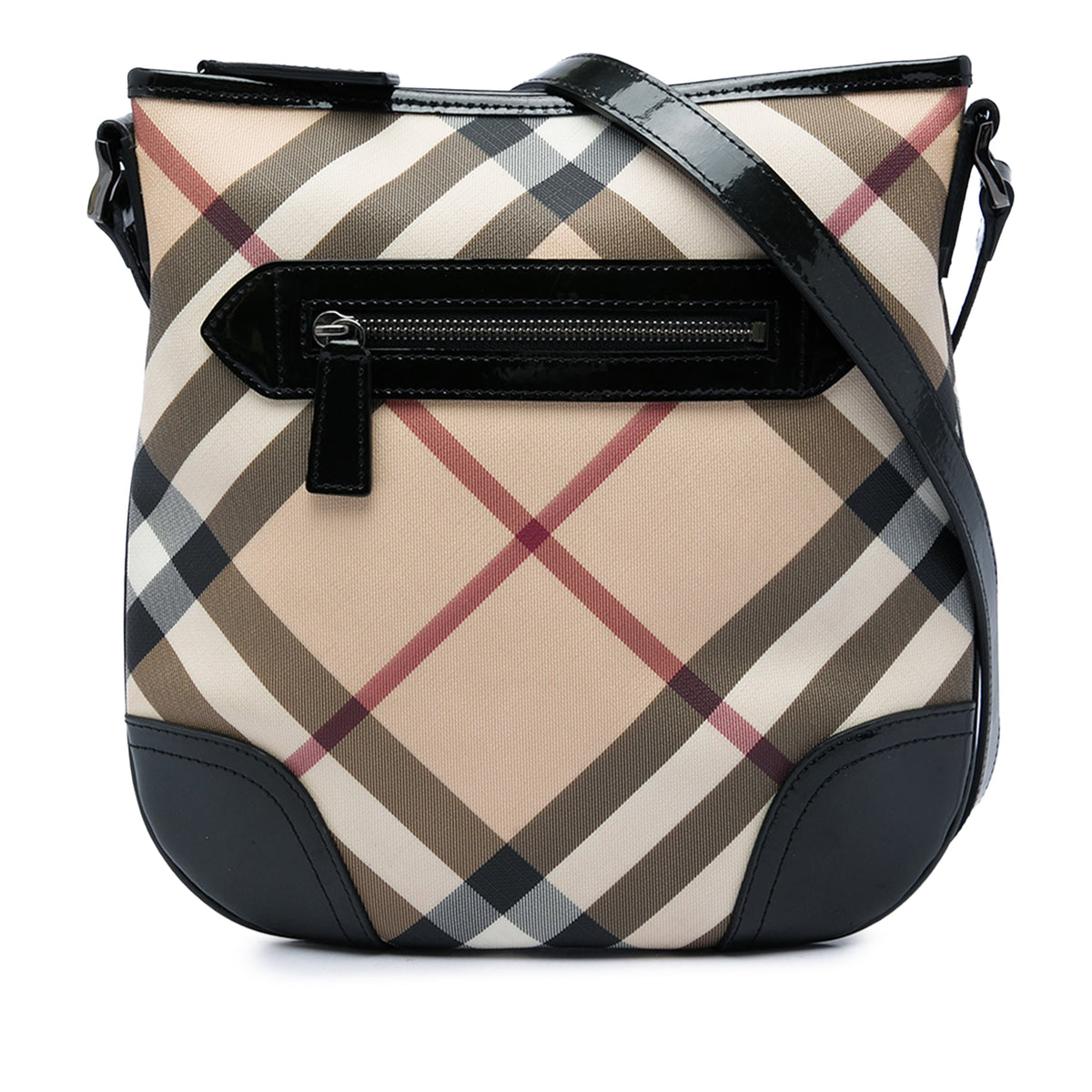 Burberry Supernova Check Coated Canvas Dryden Crossbody
