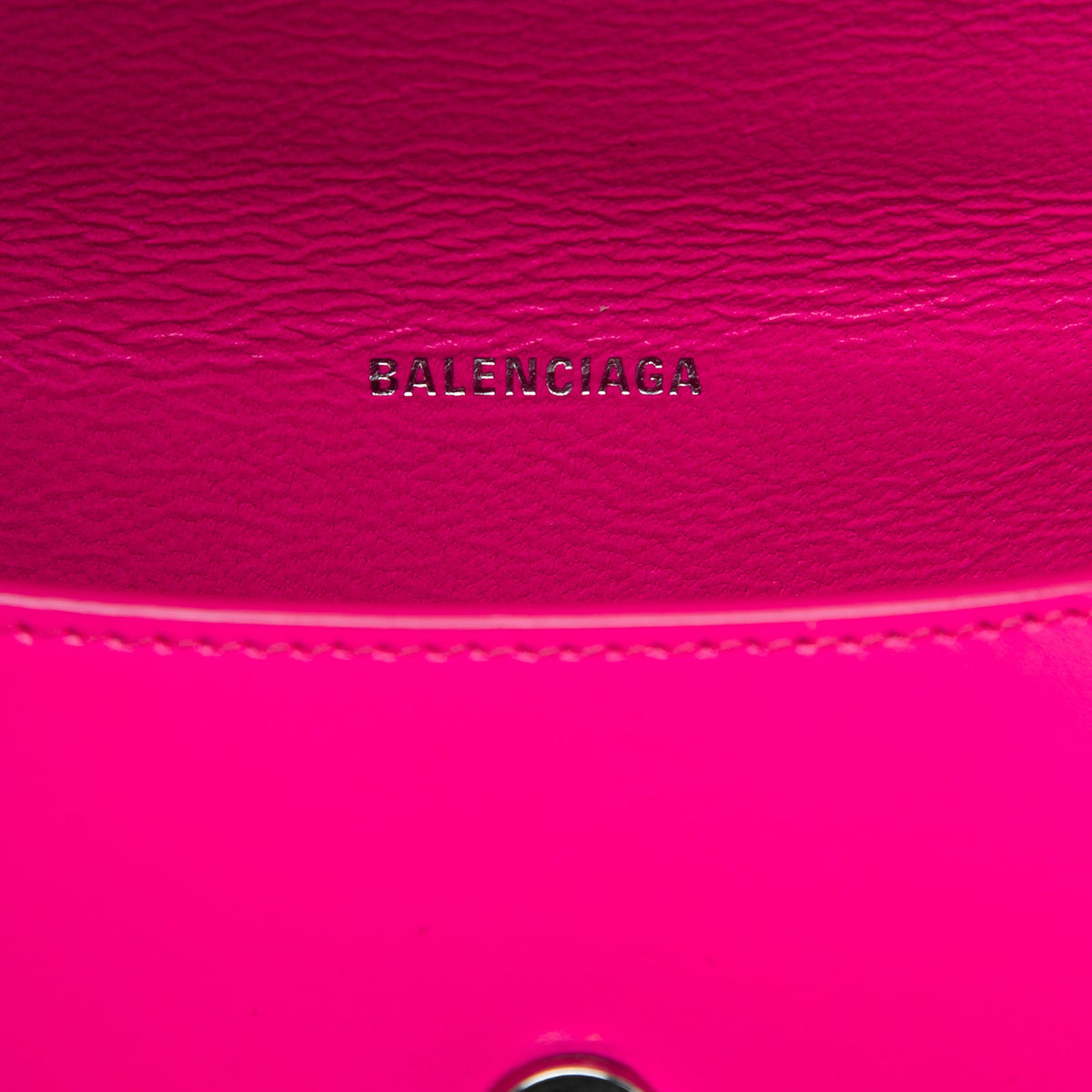 Balenciaga Calfskin Hourglass Top Handle Bag XS