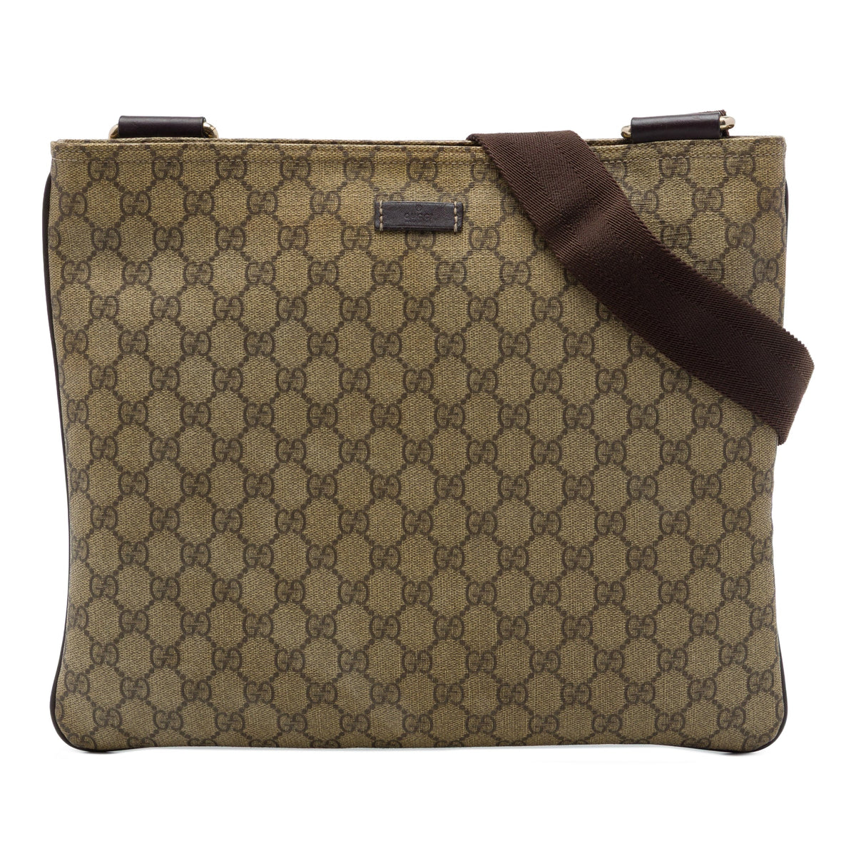 Gucci GG Supreme Crossbody — Beige