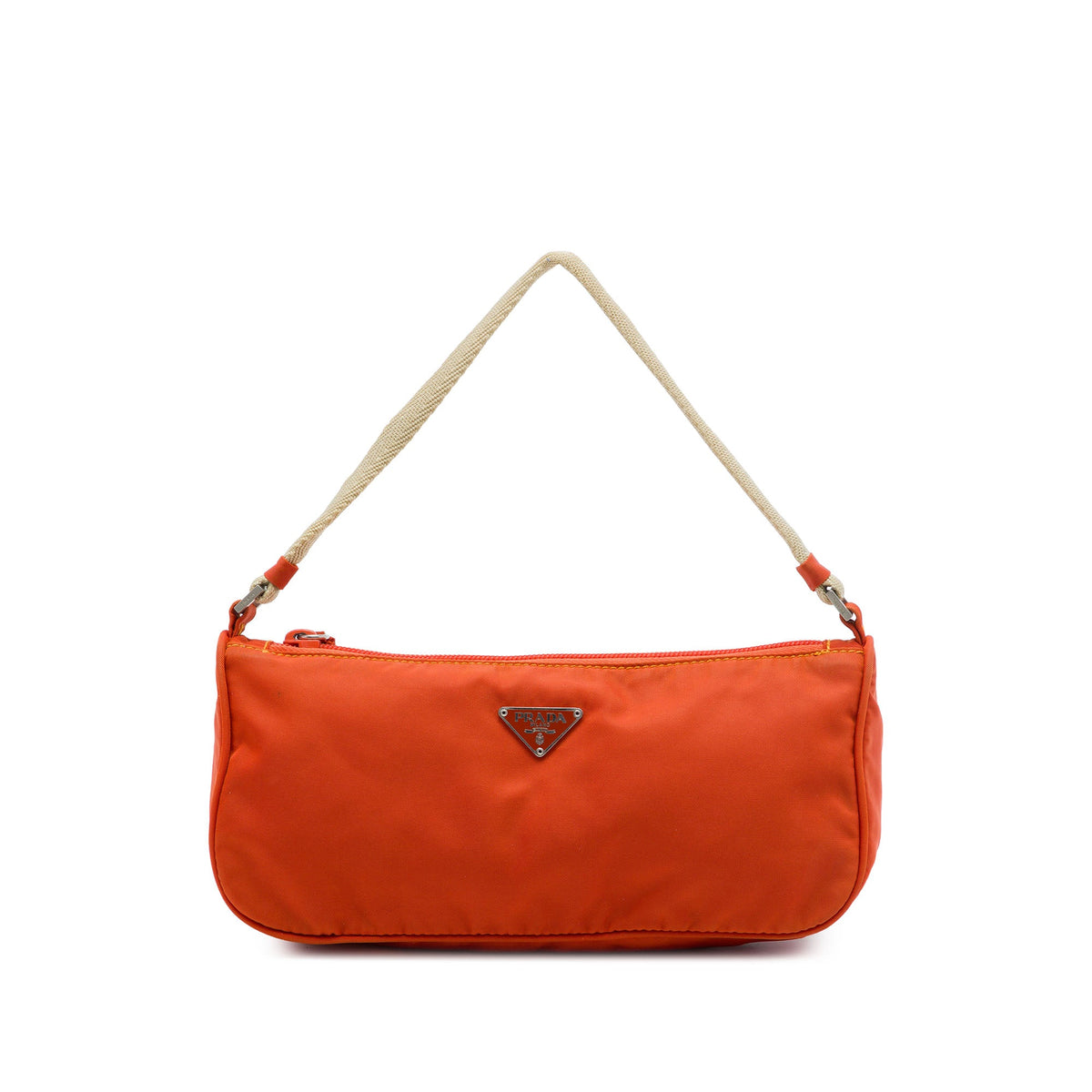 Prada Tessuto Pochette — Orange