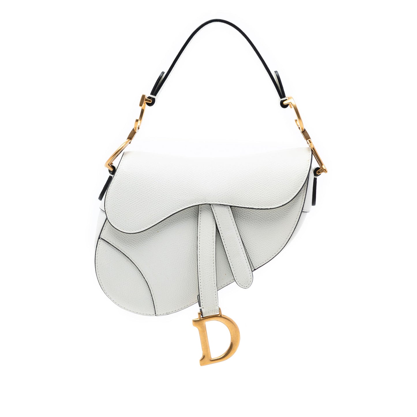 Dior Mini Grained Calfskin Saddle Bag