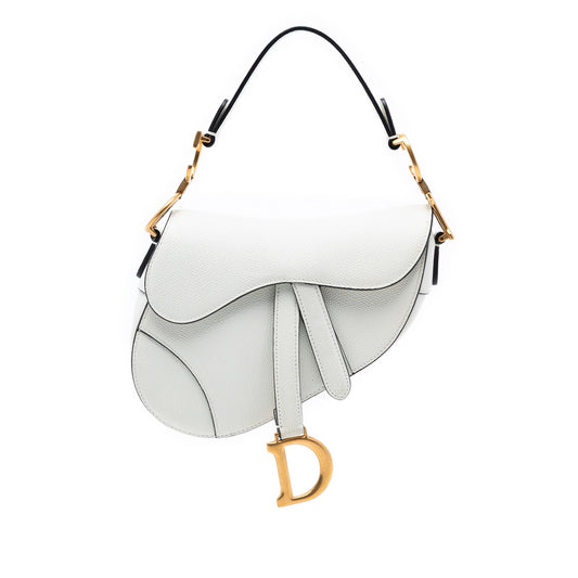 Dior Mini Grained Calfskin Saddle Bag