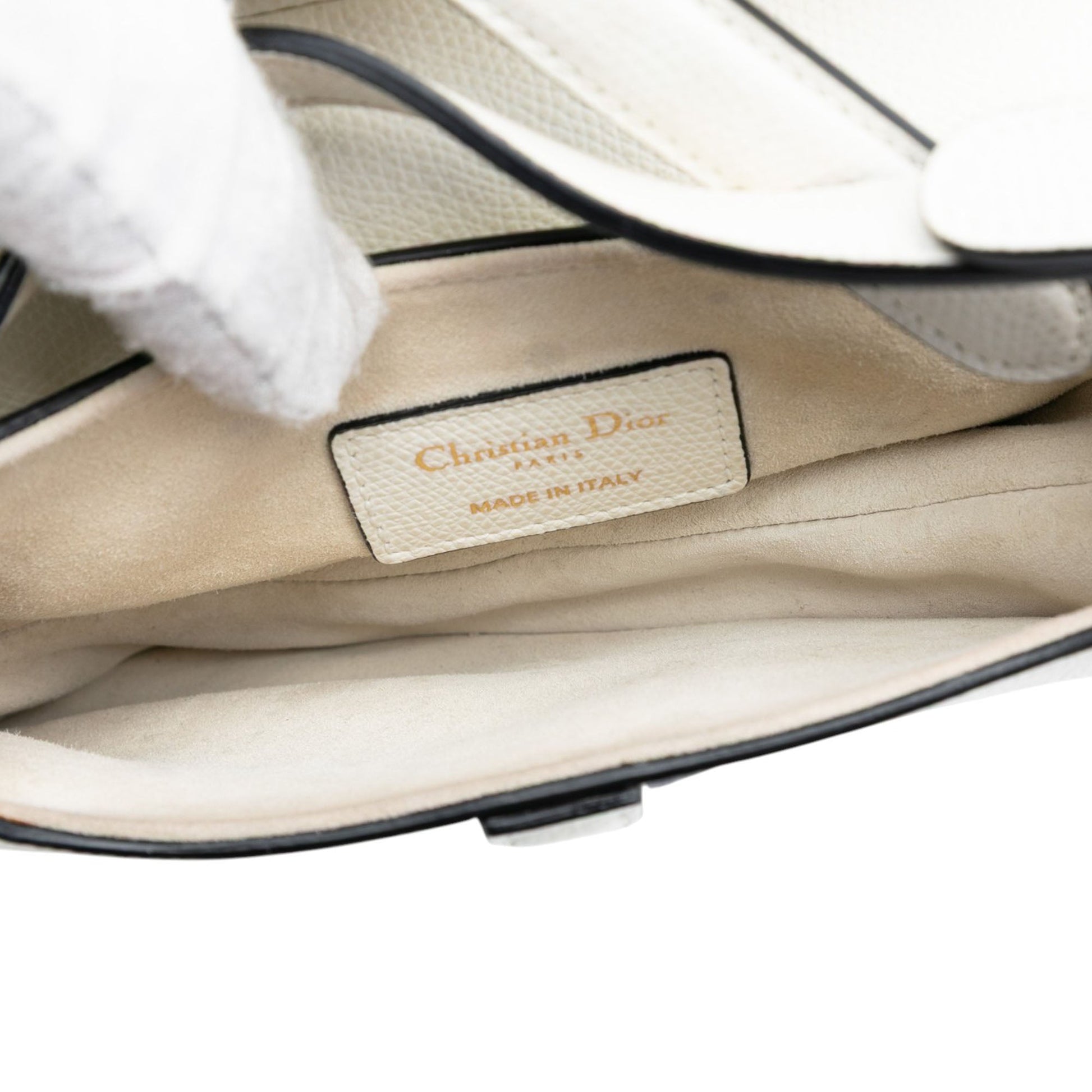 Dior Mini Grained Calfskin Saddle Bag