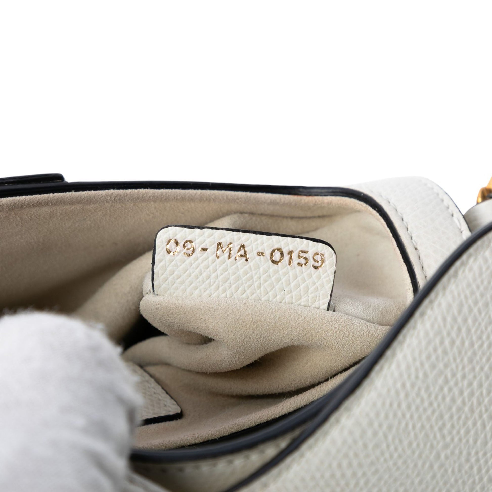 Dior Mini Grained Calfskin Saddle Bag