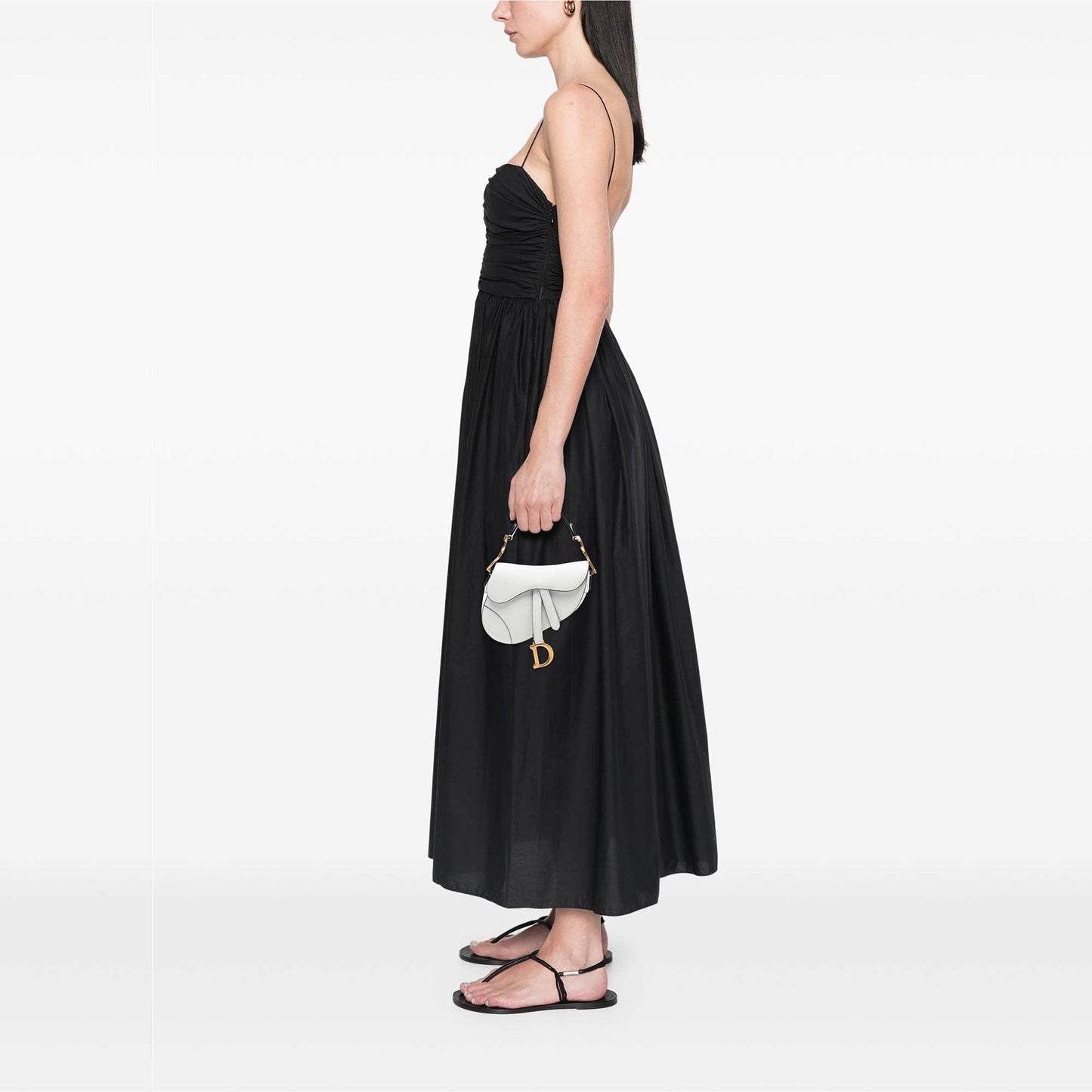 Dior Mini Grained Calfskin Saddle Bag