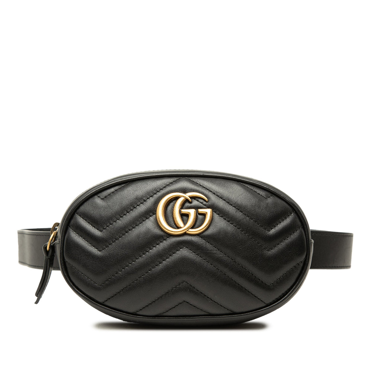 Gucci GG Marmont Matelasse Calfskin Belt Bag