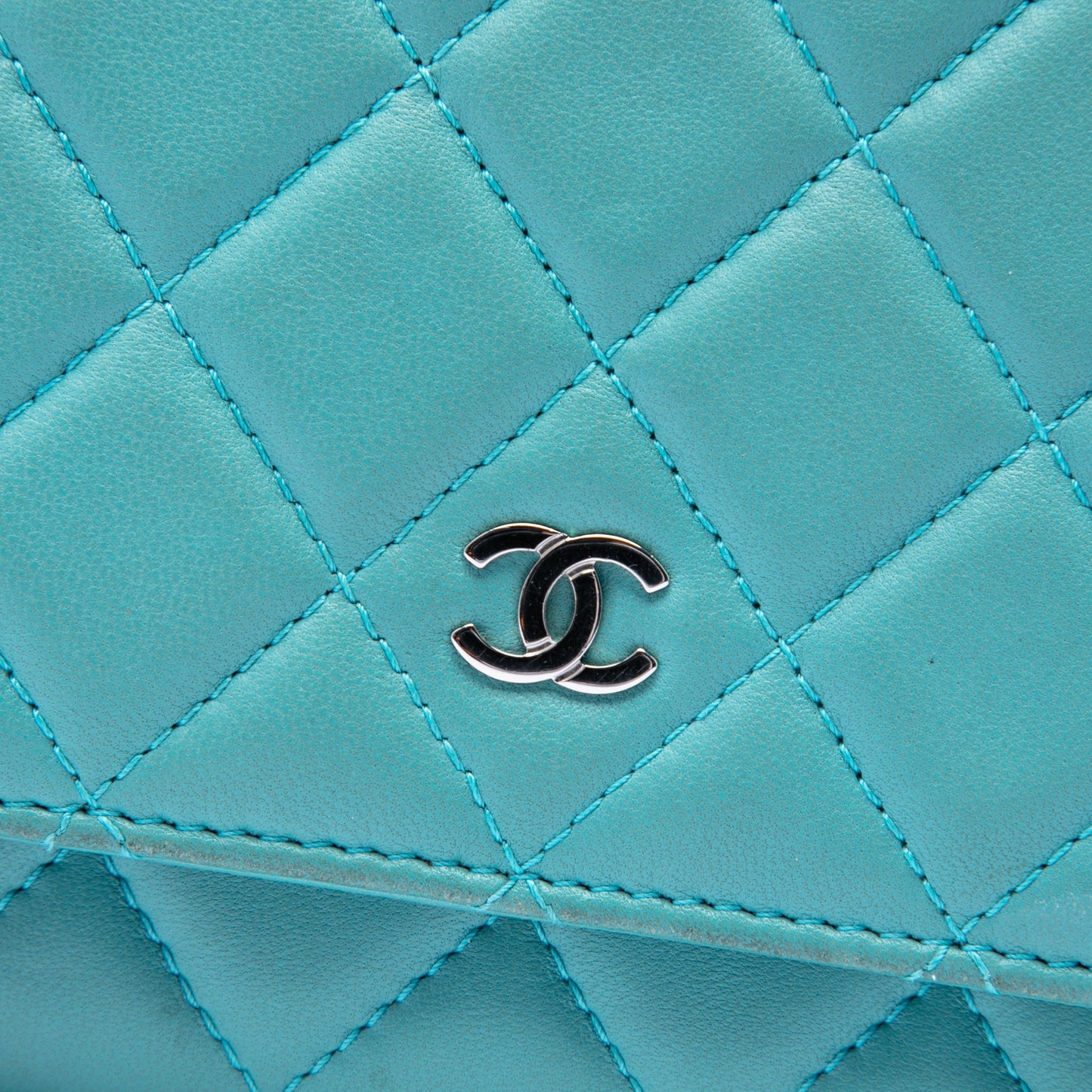 Chanel CC Quilted Lambskin Wallet On Chain