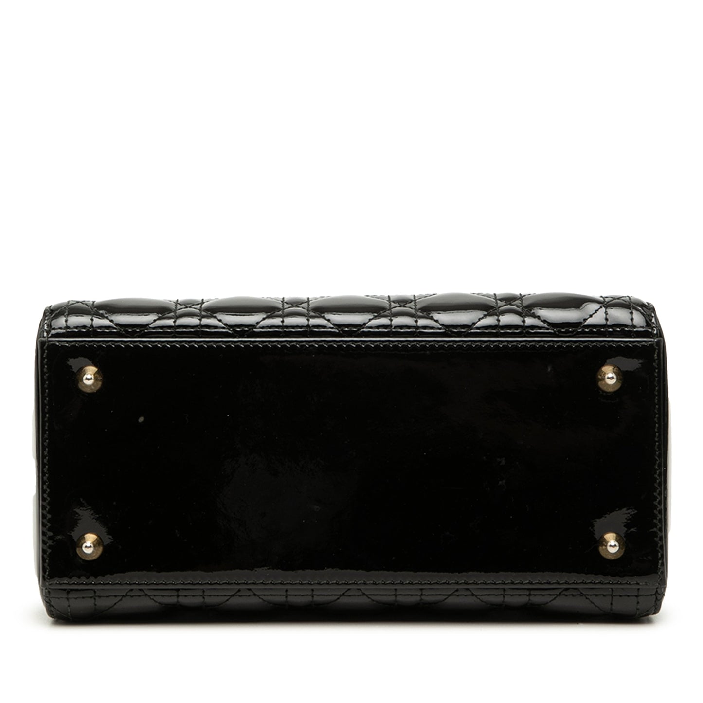 Dior Medium Patent Cannage Lady Dior