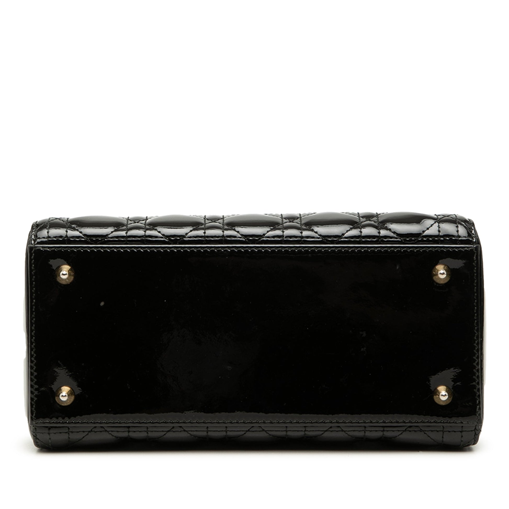 Dior Medium Patent Cannage Lady Dior