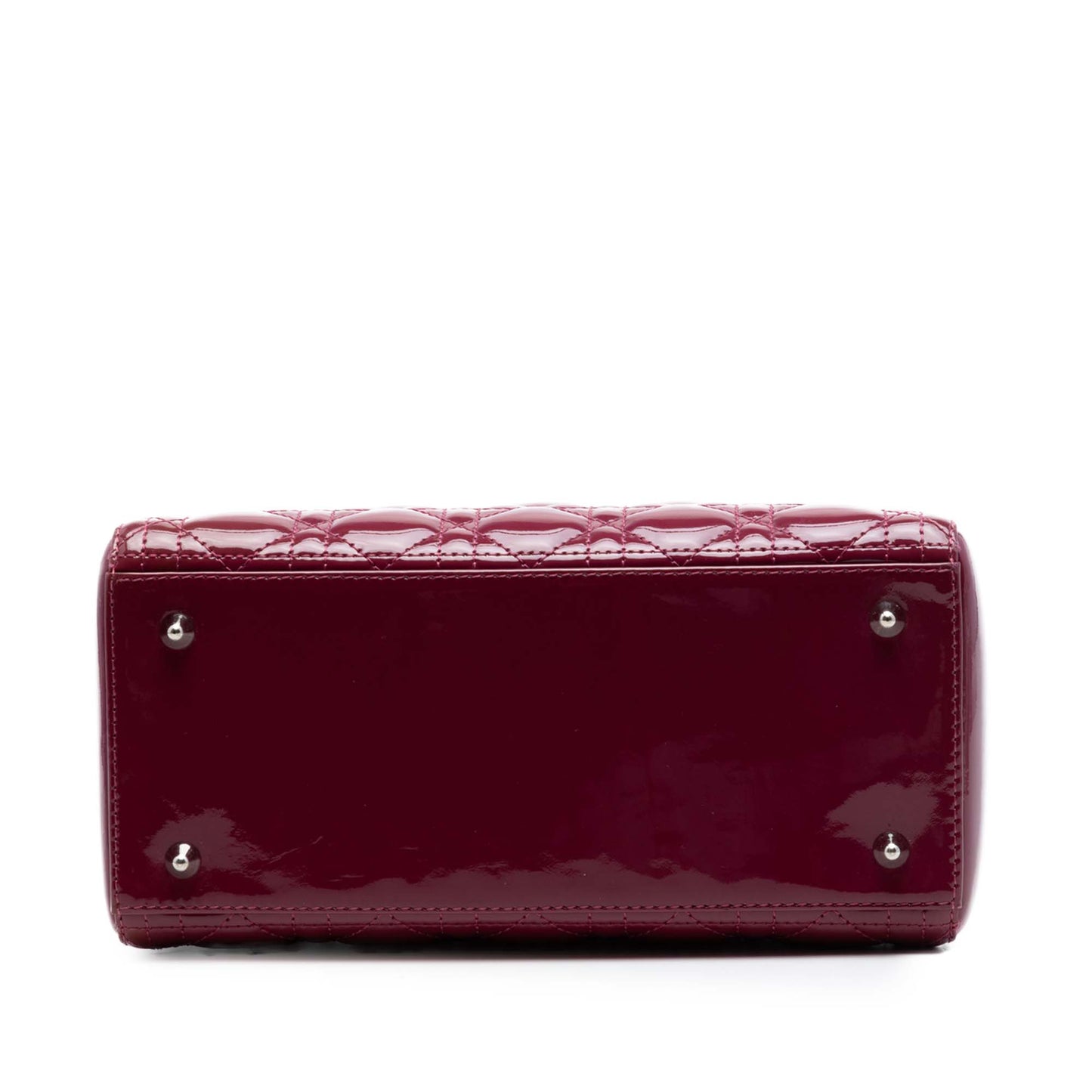 Dior Medium Patent Cannage Lady Dior