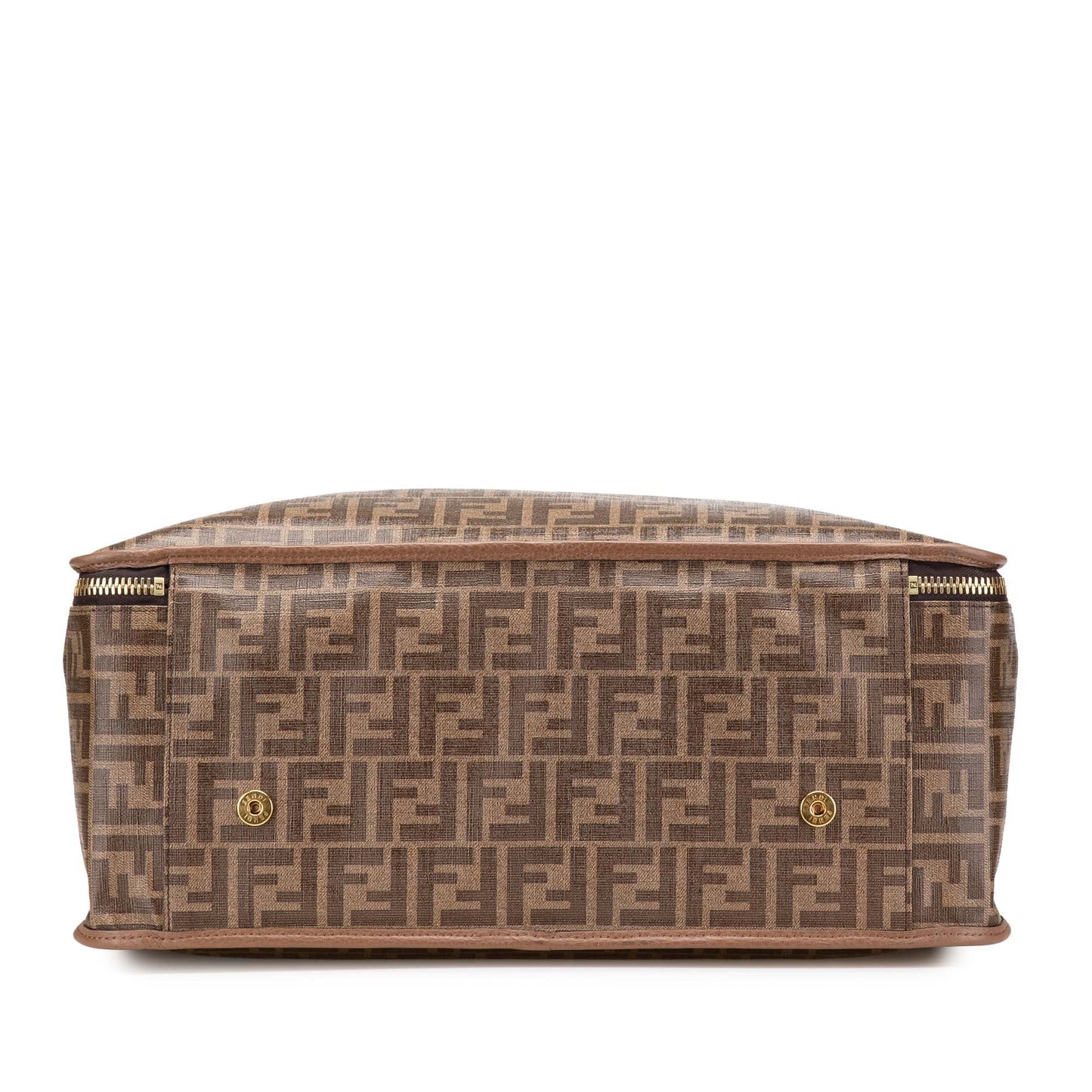 Fendi Zucca Coated Canvas Karligraphy Travel Bag