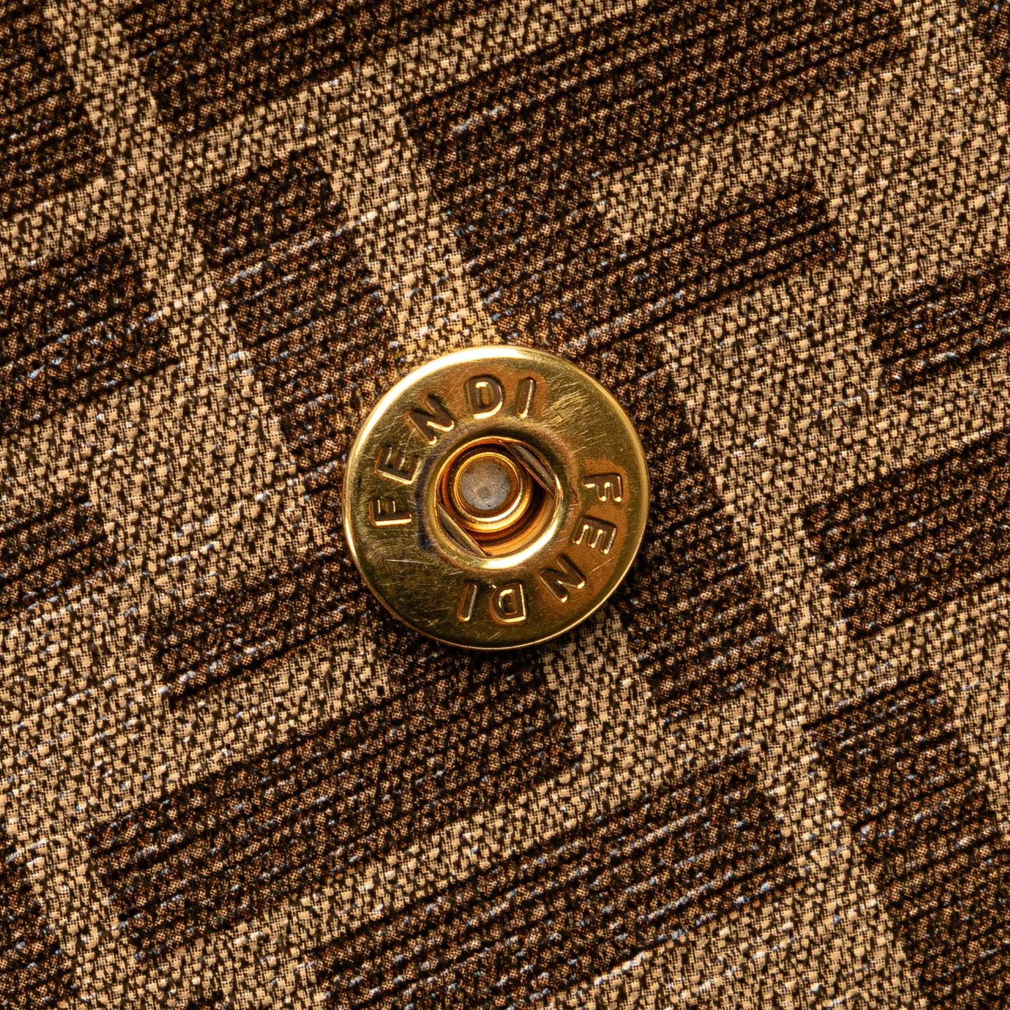 Fendi Zucca Coated Canvas Karligraphy Travel Bag