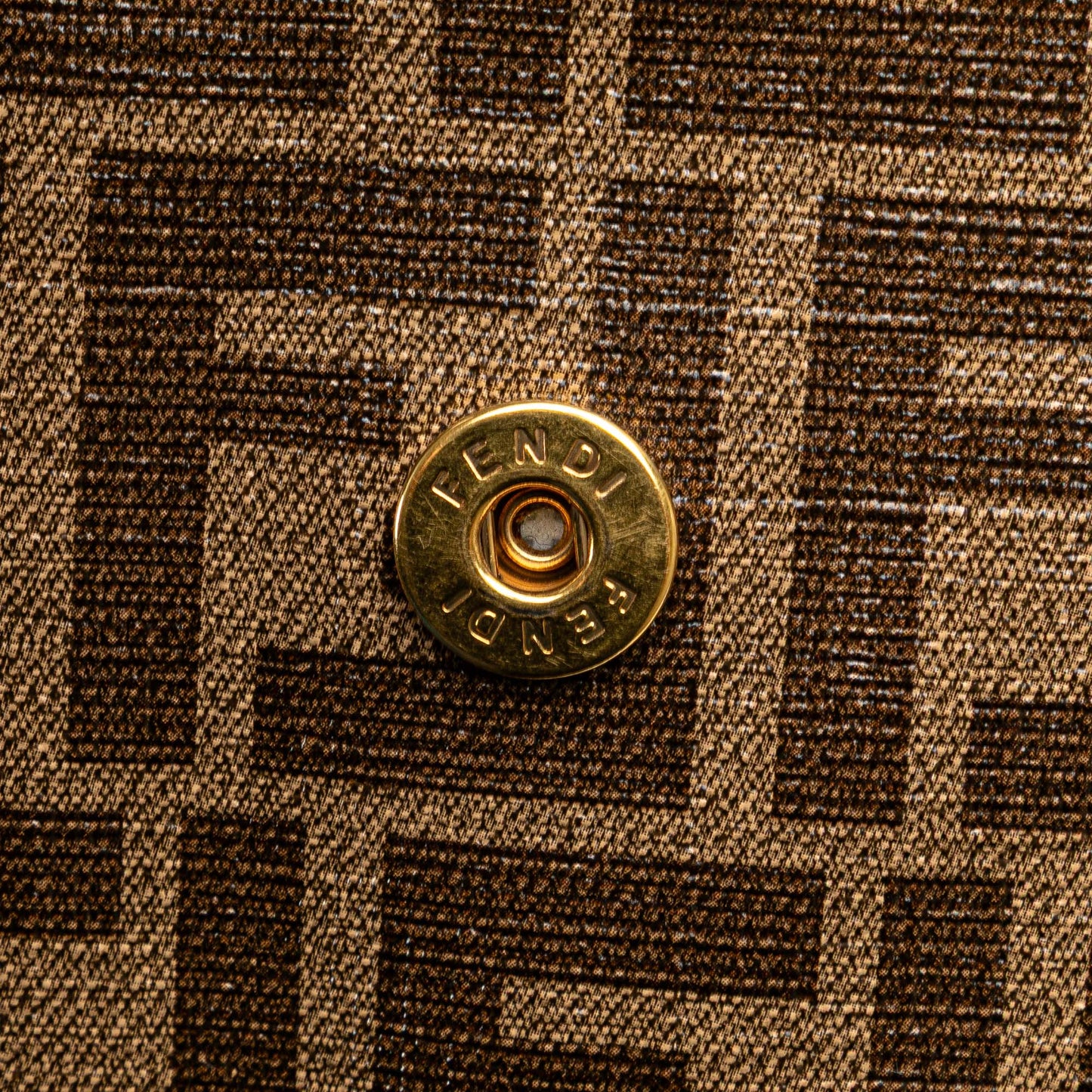 Fendi Zucca Coated Canvas Karligraphy Travel Bag