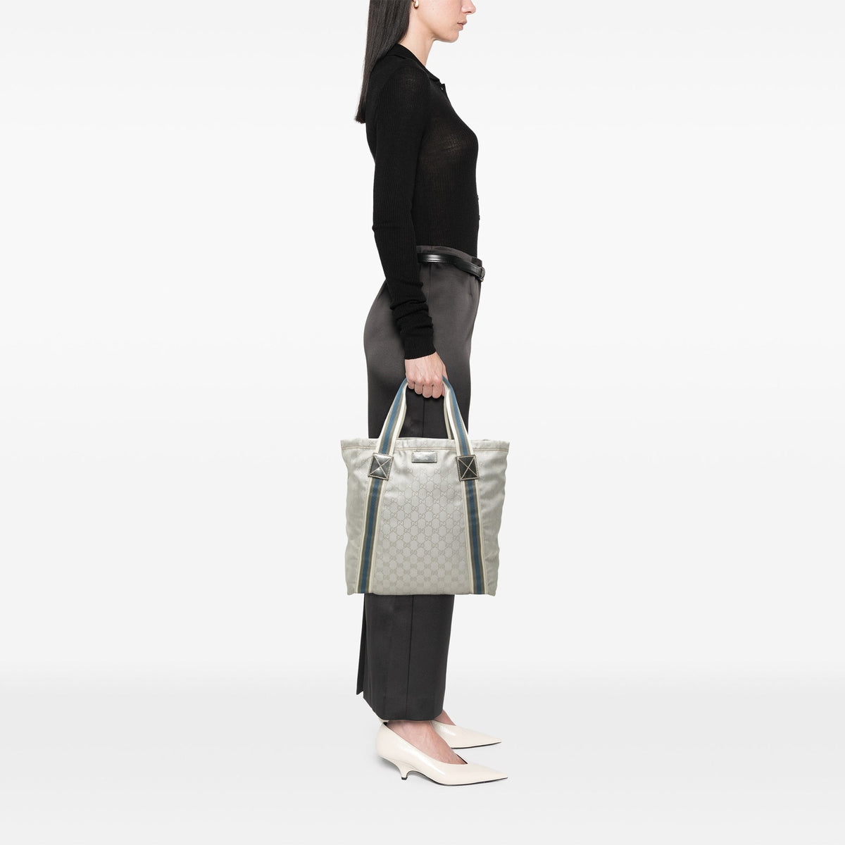 Gucci GG Canvas Web Tote