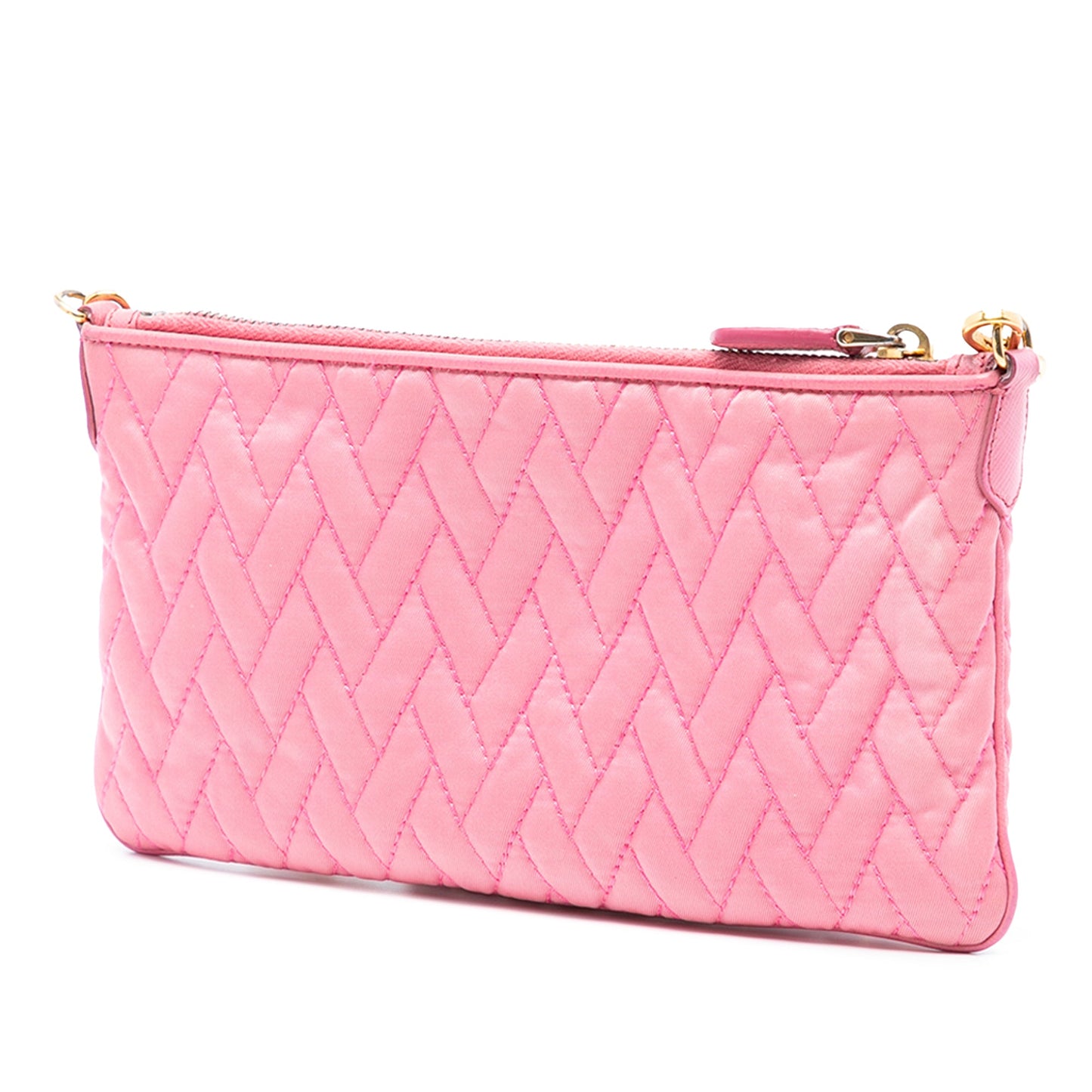 Prada Impuntu Tessuto Chain Crossbody