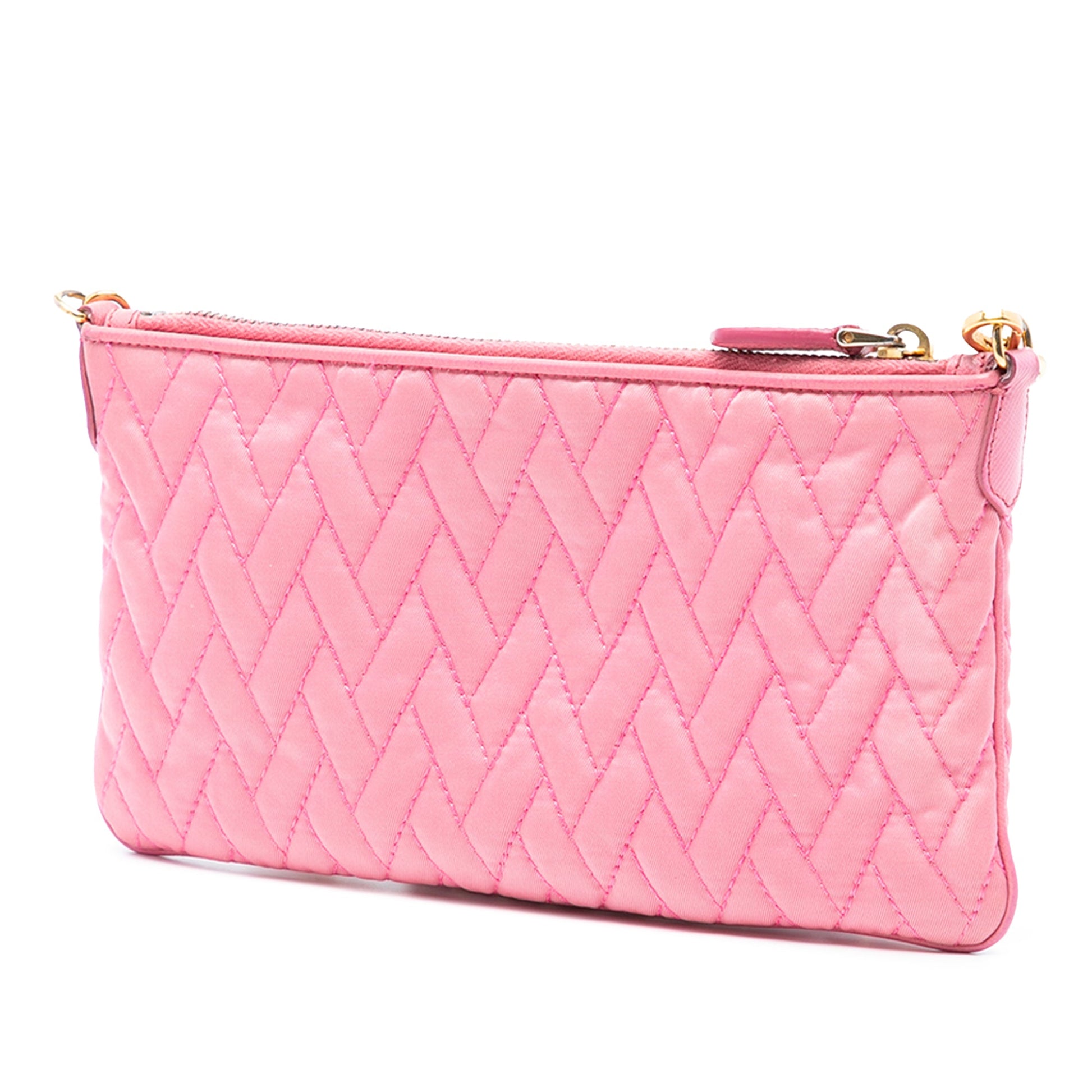 Prada Impuntu Tessuto Chain Crossbody