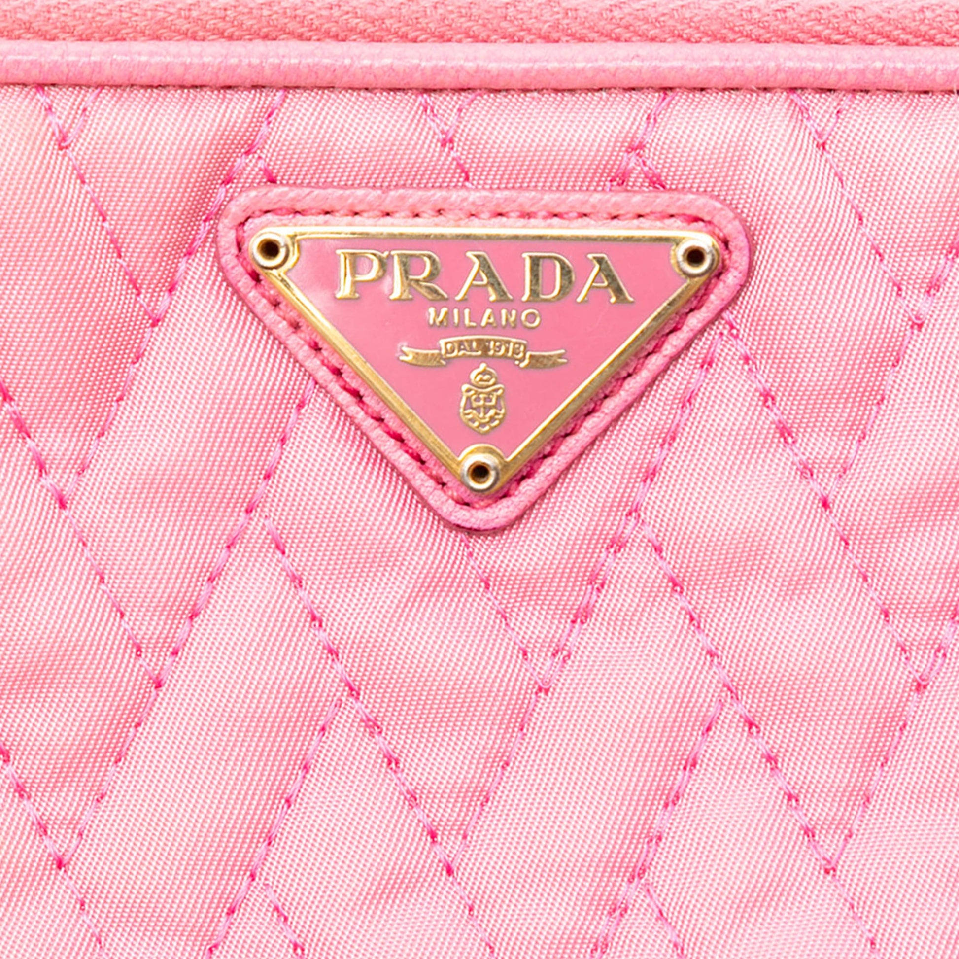 Prada Impuntu Tessuto Chain Crossbody