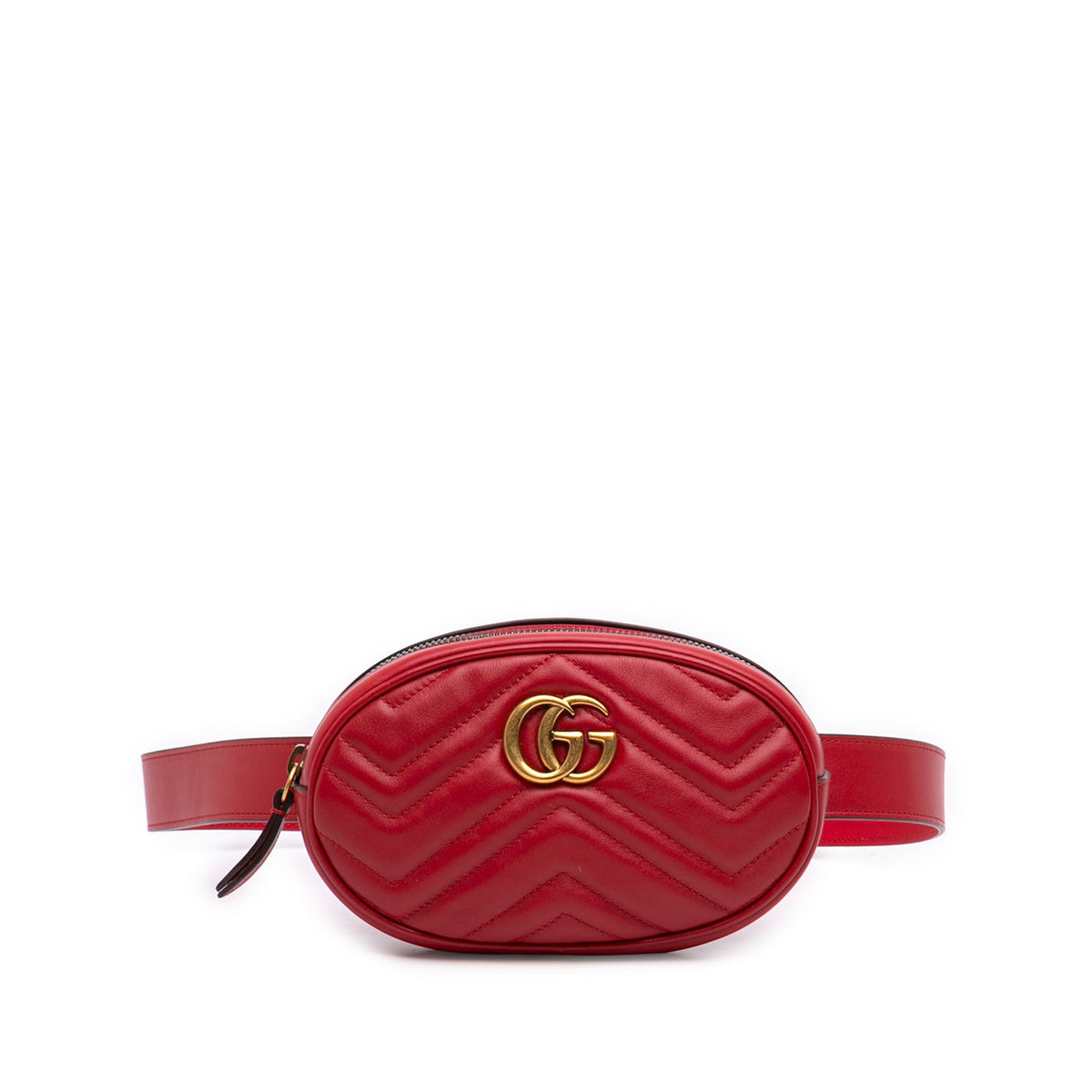 Gucci GG Marmont Matelasse Calfskin Belt Bag