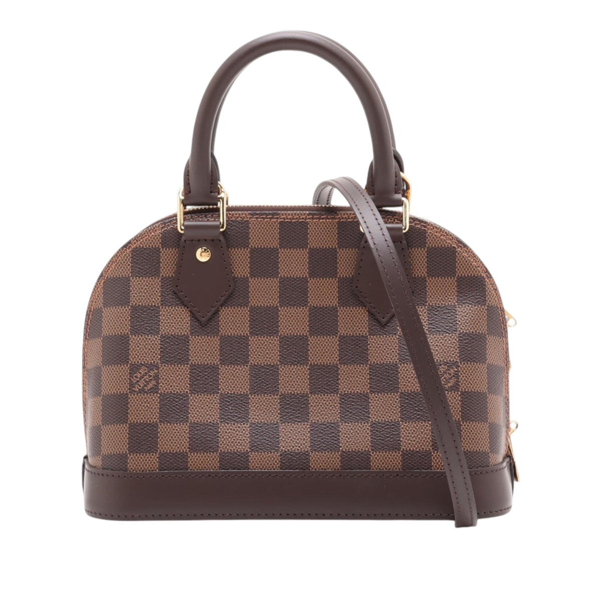 Louis Vuitton Damier Ebene Alma BB — Brown