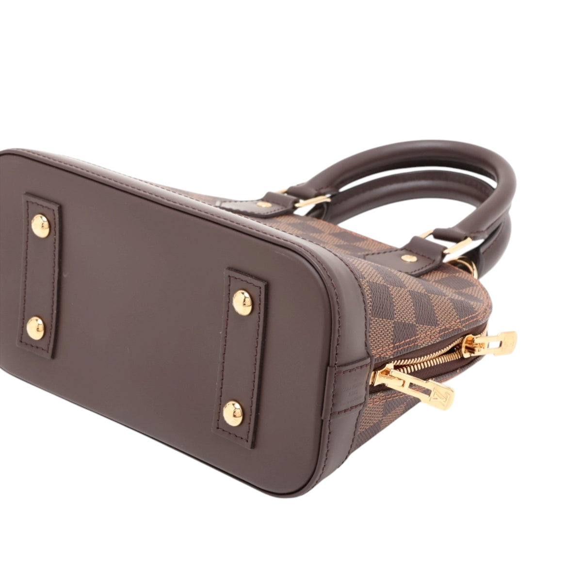 Louis Vuitton Damier Ebene Alma BB — Brown