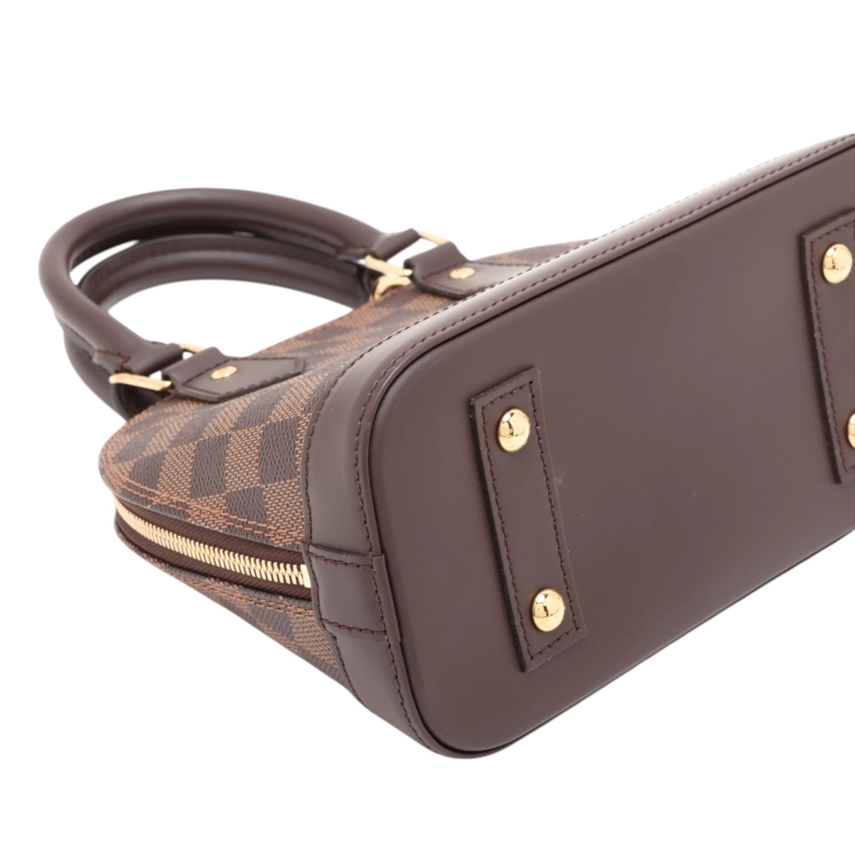 Louis Vuitton Damier Ebene Alma BB — Brown