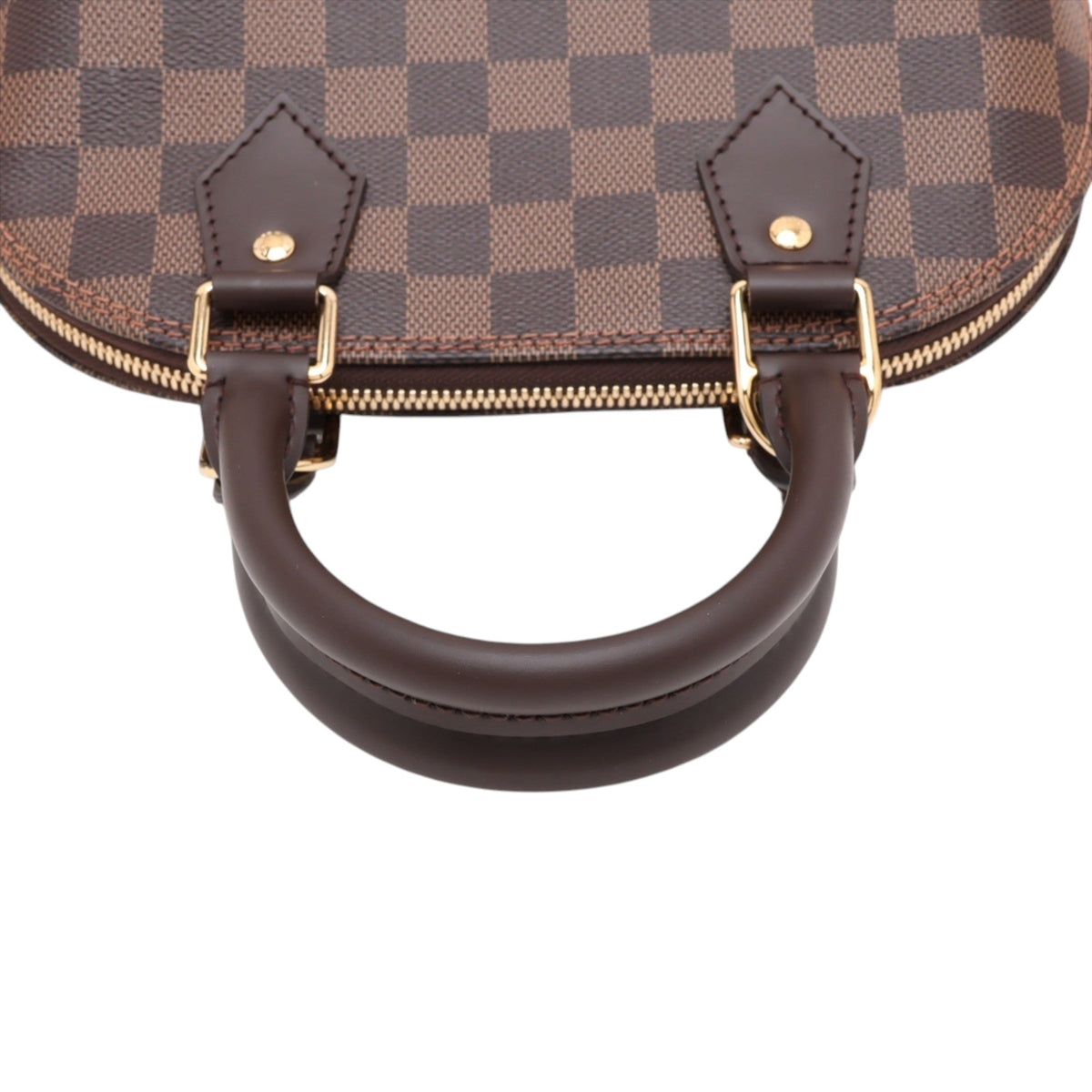 Louis Vuitton Damier Ebene Alma BB — Brown