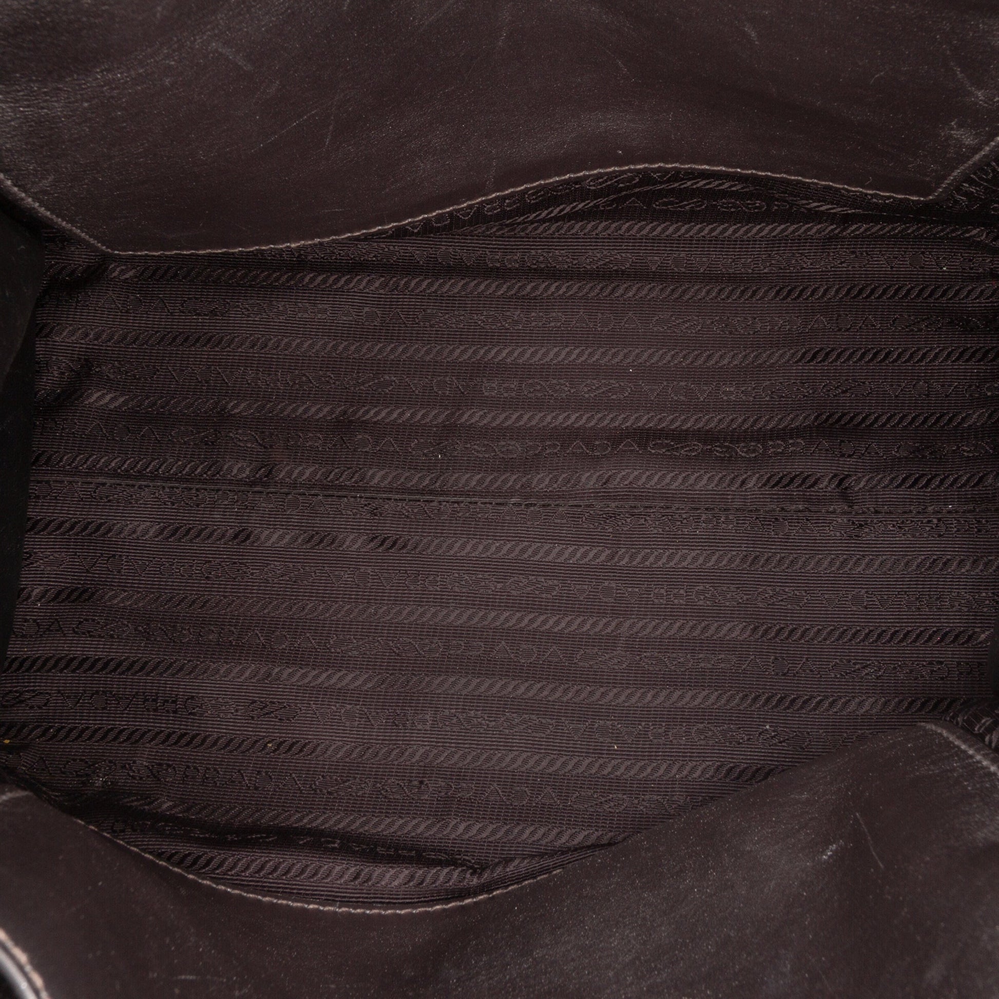 Prada Small Saffiano Cuir Monochrome Top Handle Tote