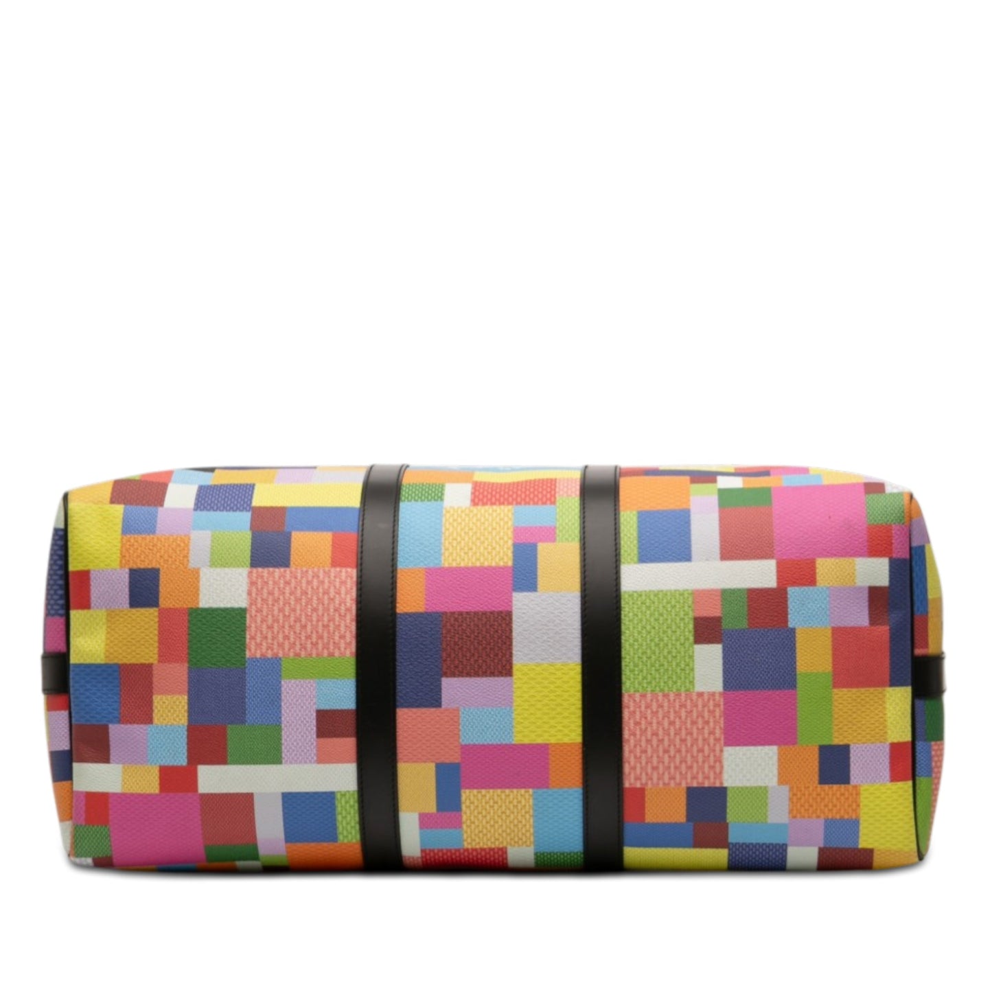 Multicolor Damier Graphite 3D Keepall Bandouliere 50