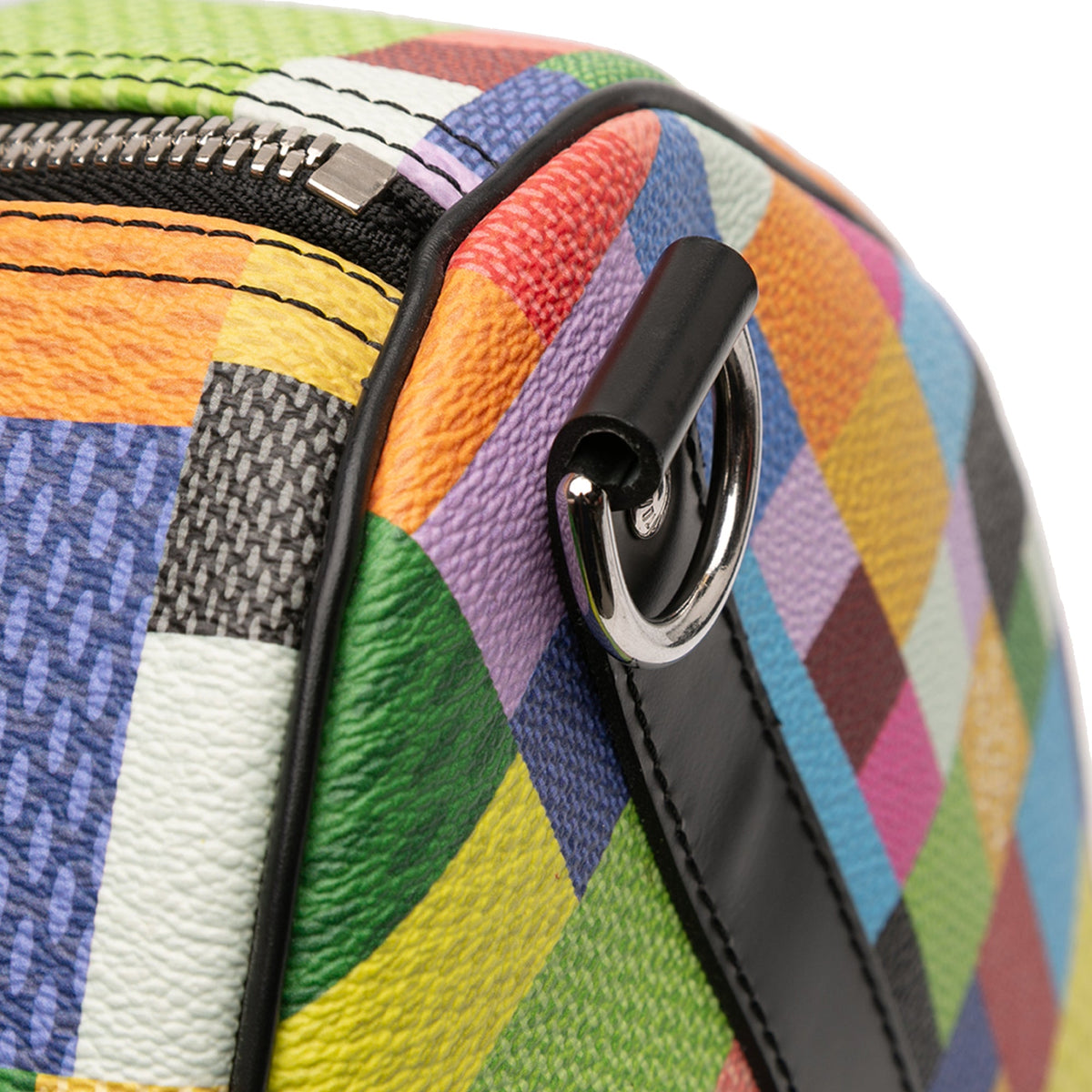 Multicolor Damier Graphite 3D Keepall Bandouliere 50