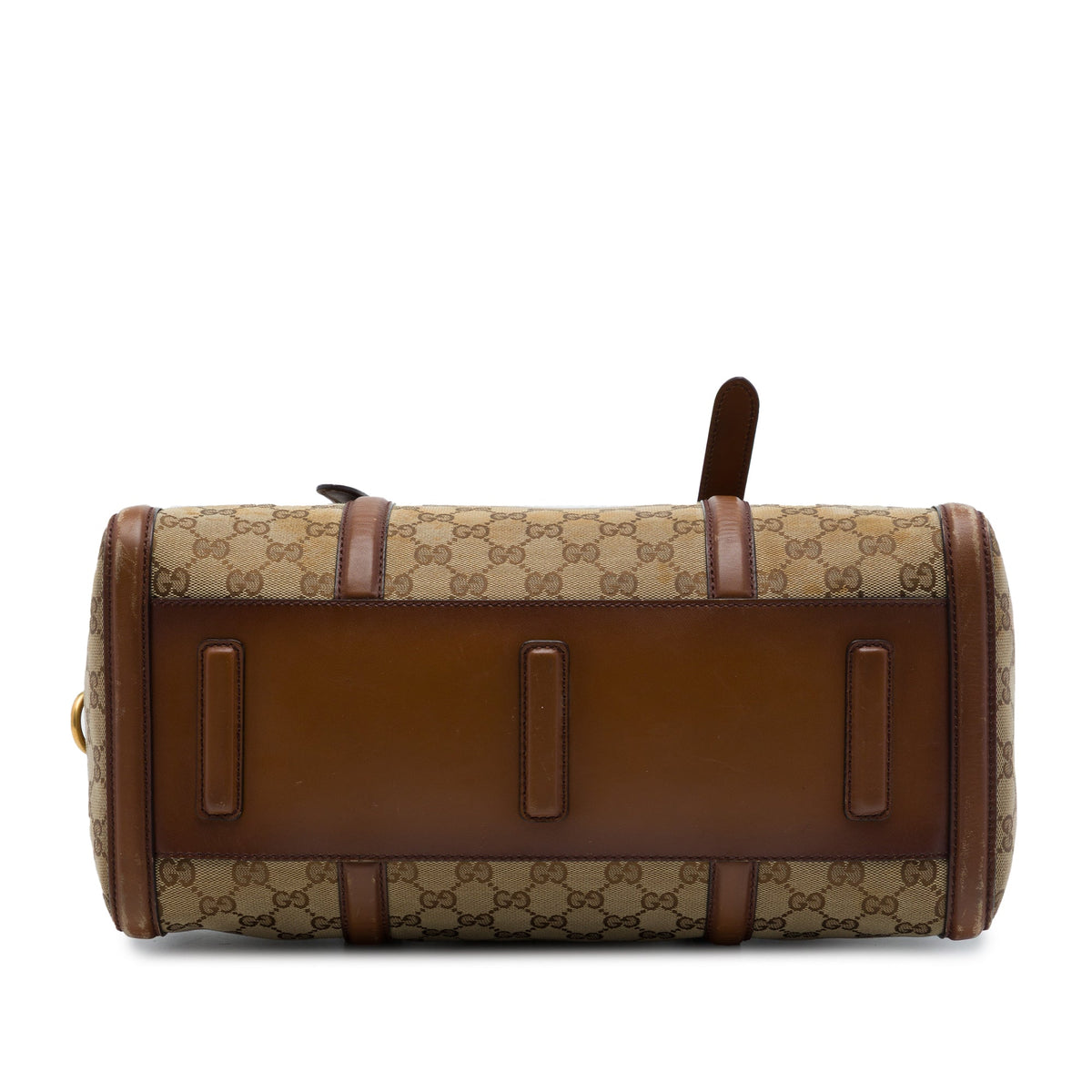 Gucci Medium GG Canvas Lady Web Boston Bag