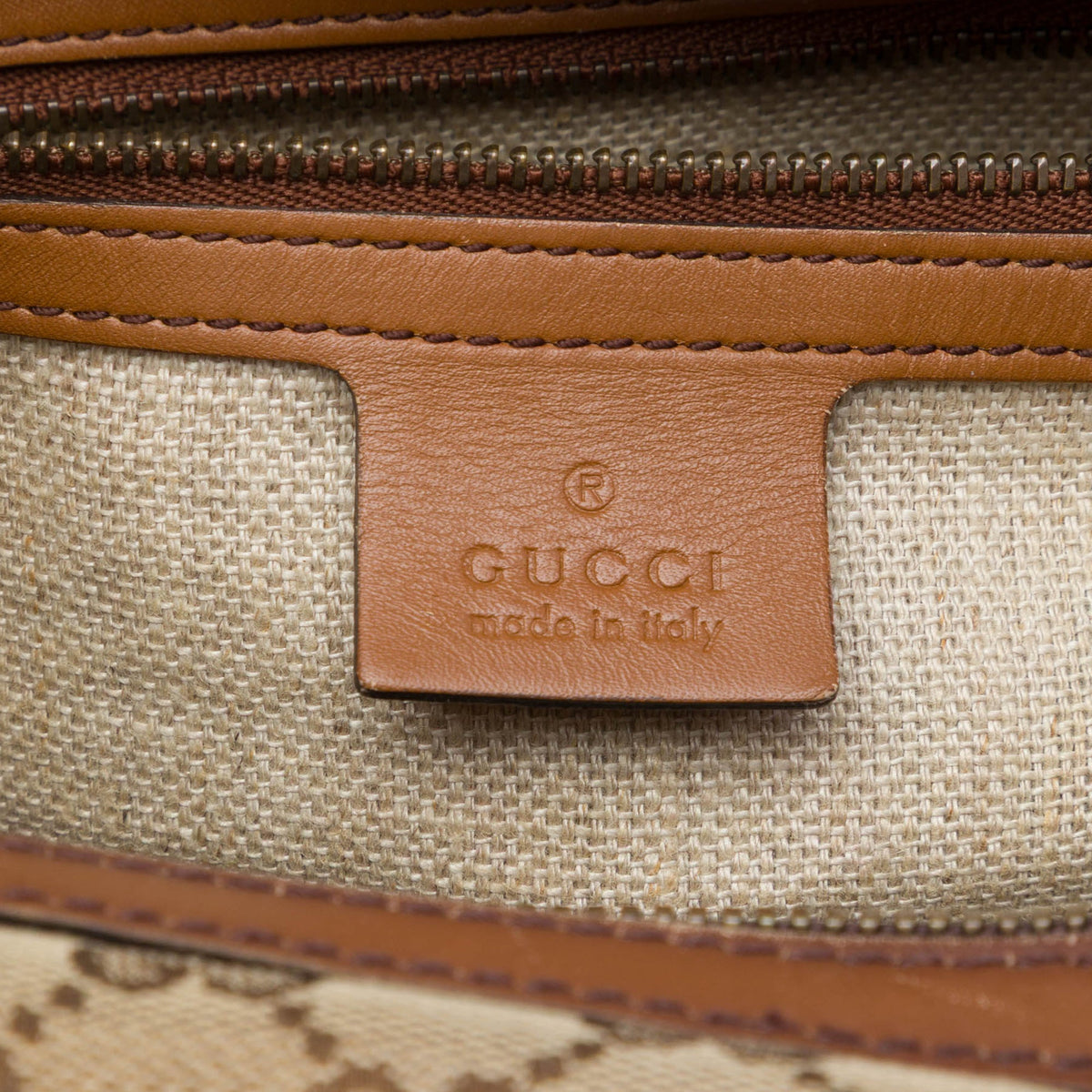 Gucci Medium GG Canvas Lady Web Boston Bag