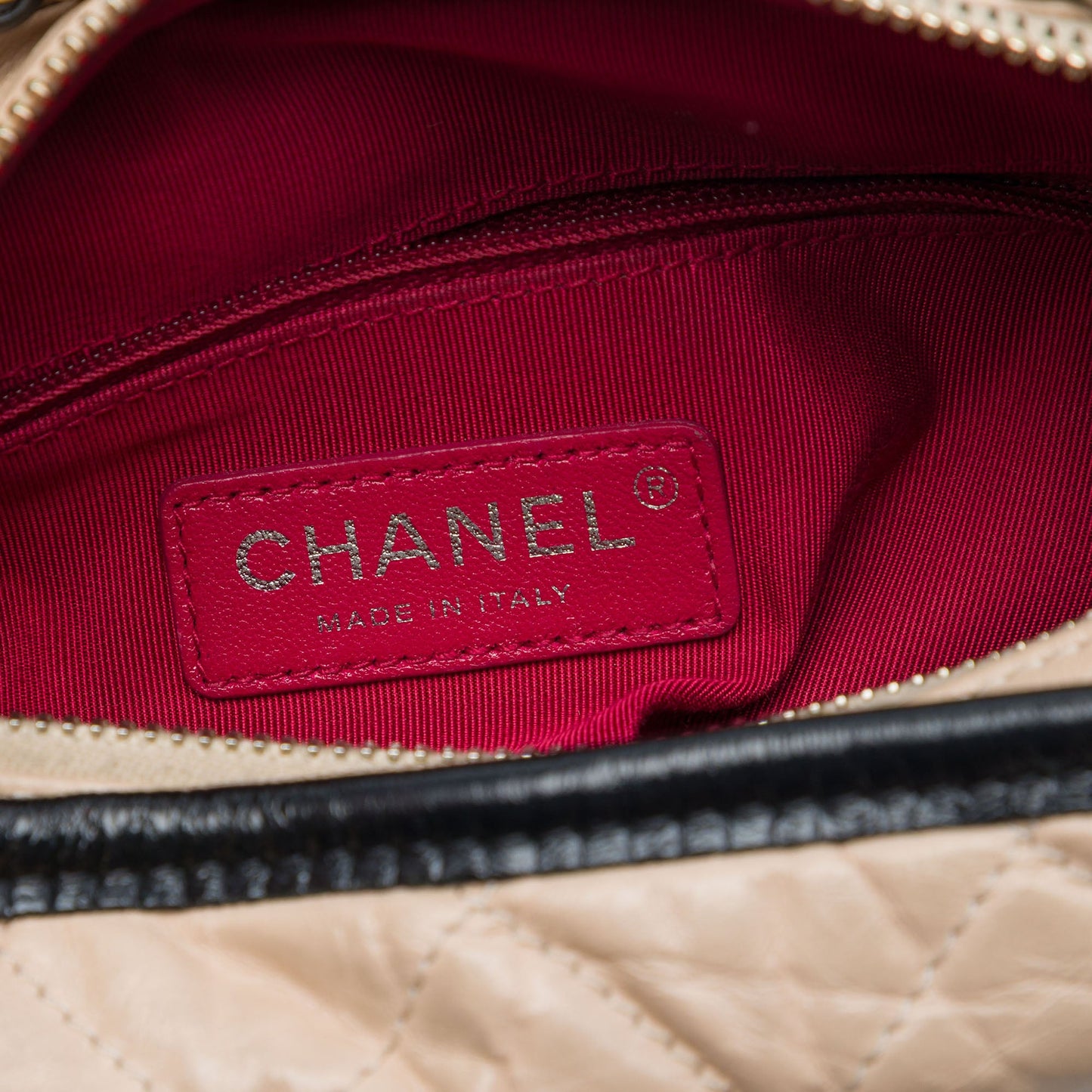 Chanel Small Quilted Aged Calfskin Gabrielle Hobo